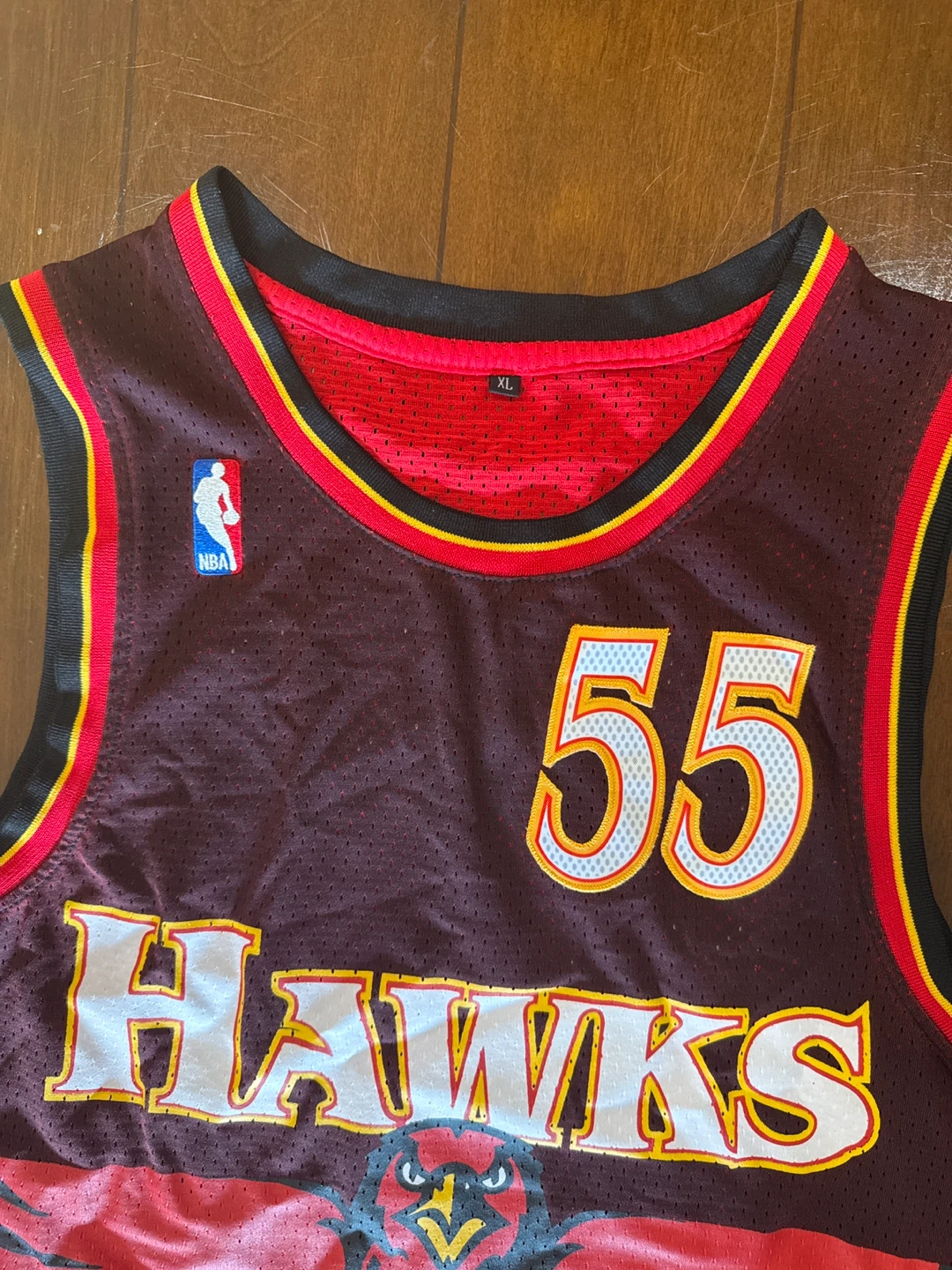 Adidas Mutombo Hawks Jersey XL - photo 3
