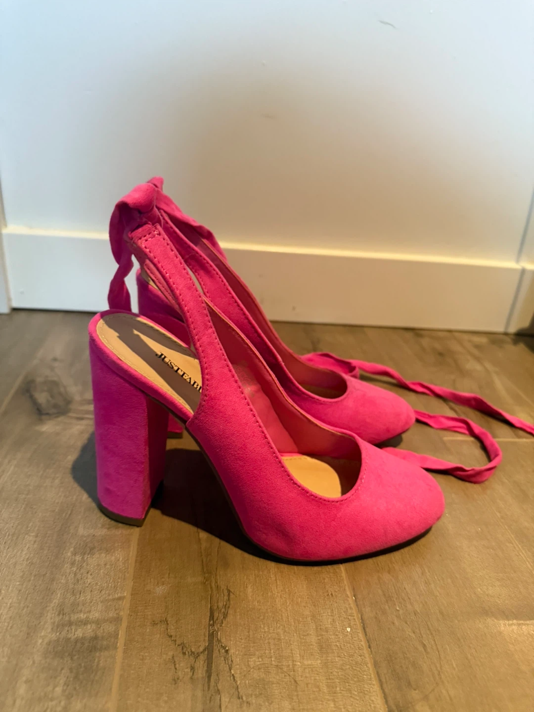 JustFab Pink Heels, Size 7 - photo 3
