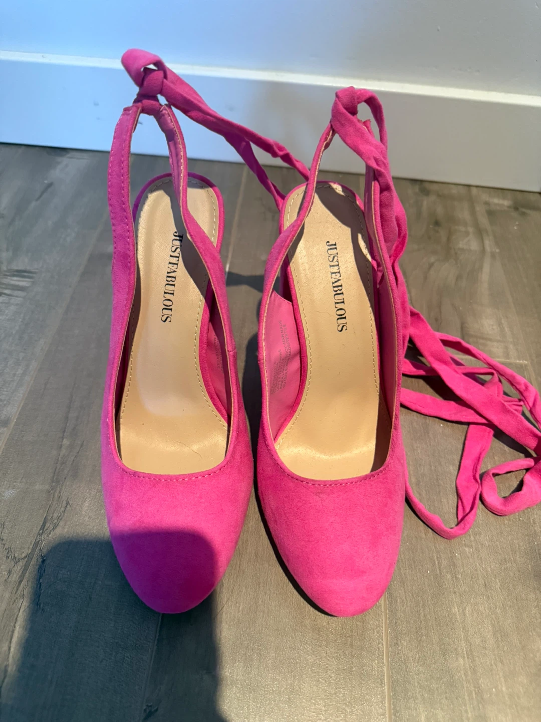 JustFab Pink Heels, Size 7 - photo 2