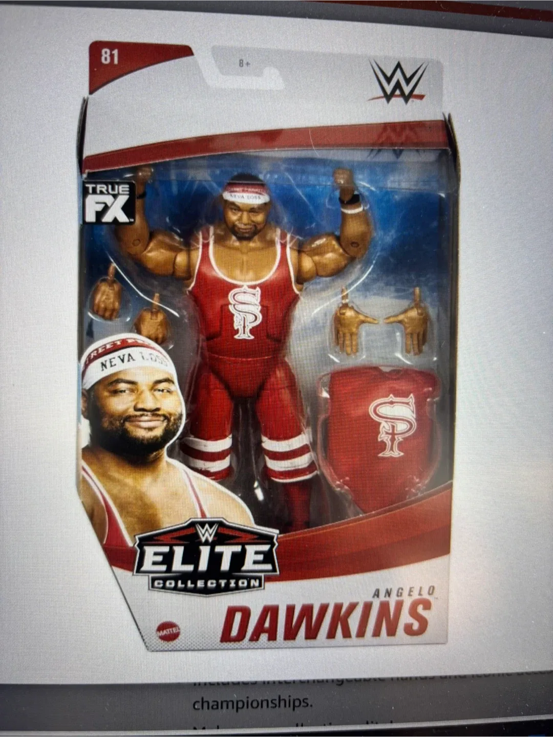 WWE Elite Collection Series 81 Angelo Dawkins Action Figure image indicator(3)