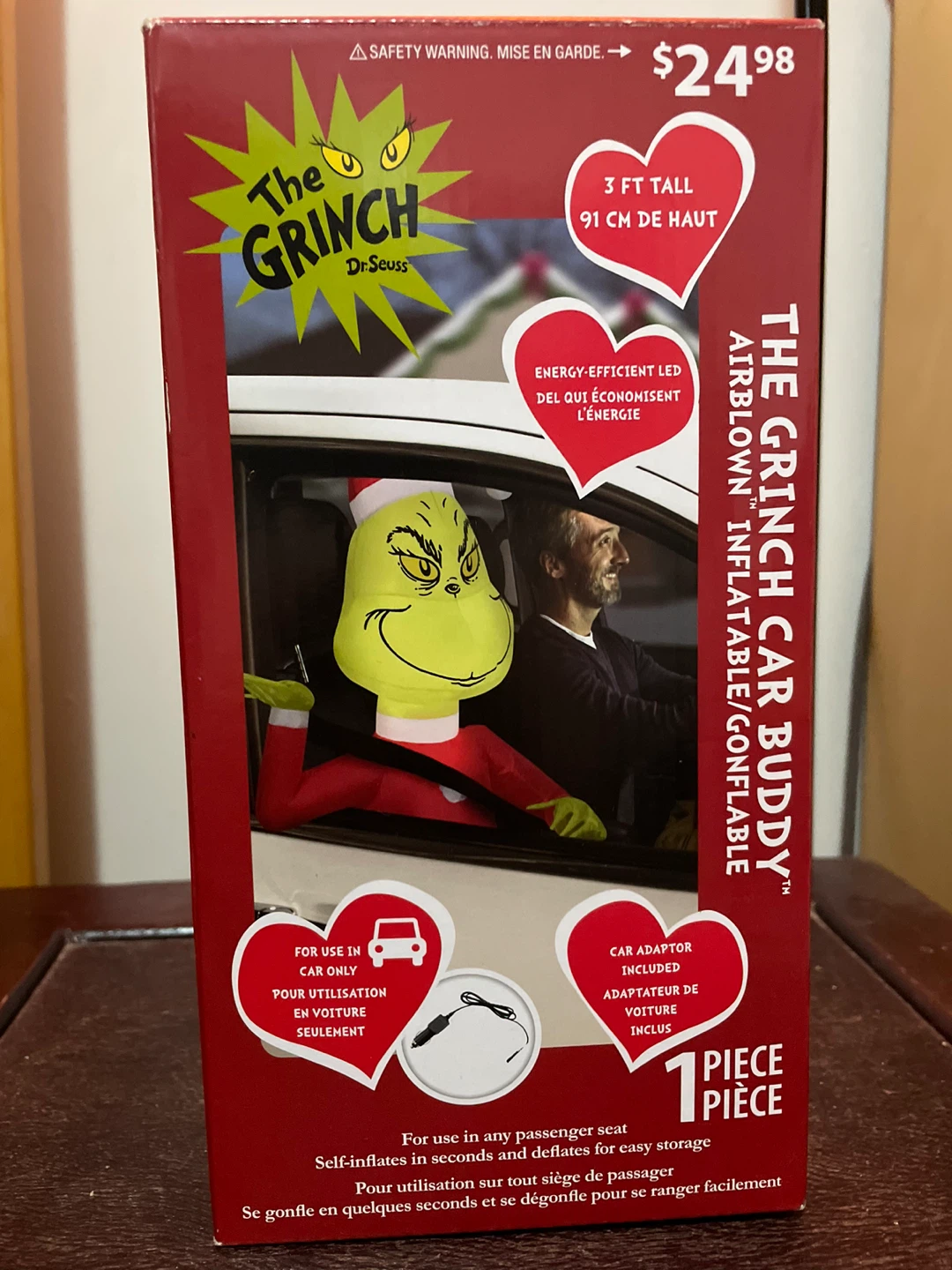 The Grinch Car Buddy Airblown Inflatable - New - photo 2