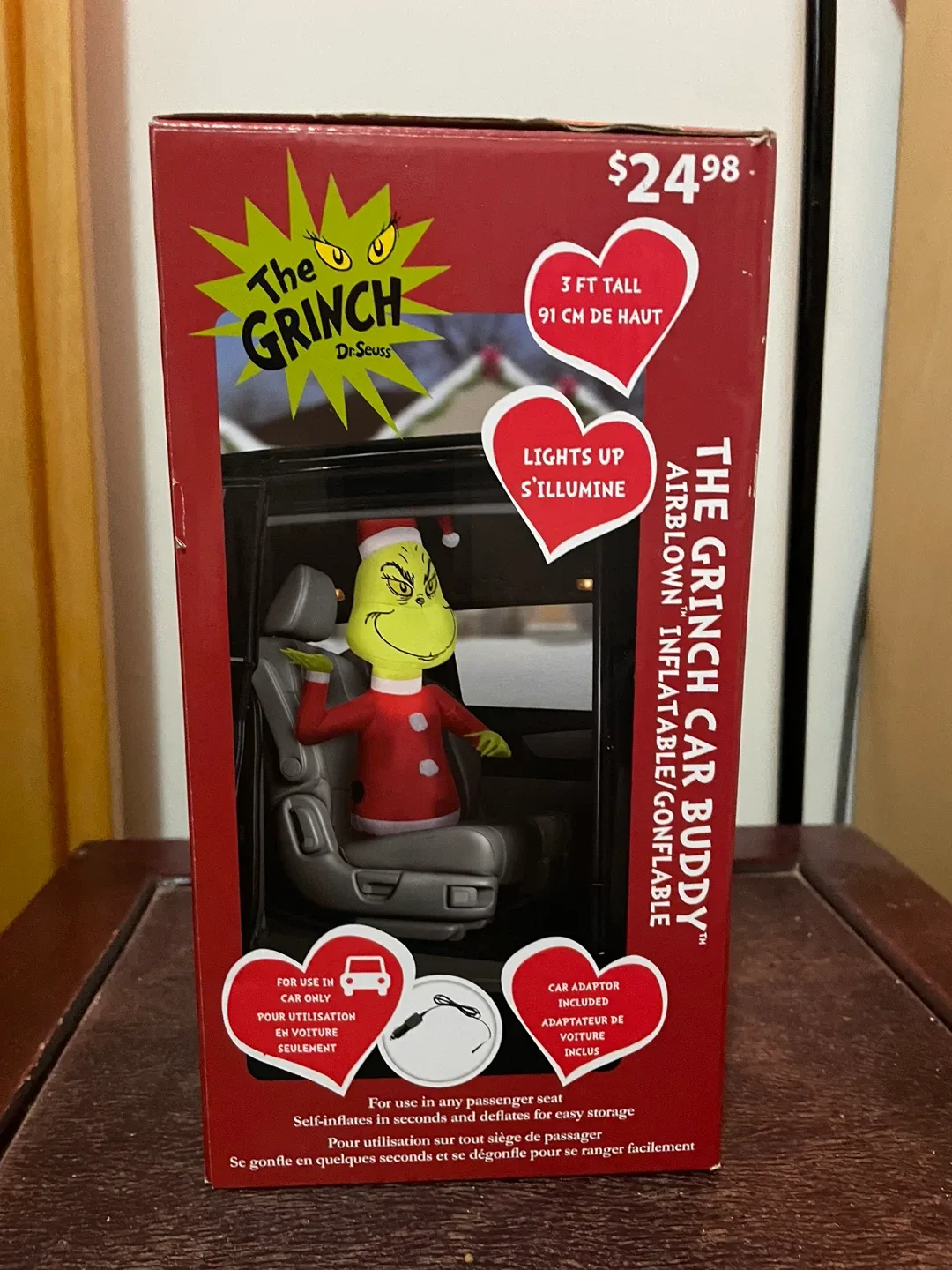 The Grinch Car Buddy Airblown Inflatable - New