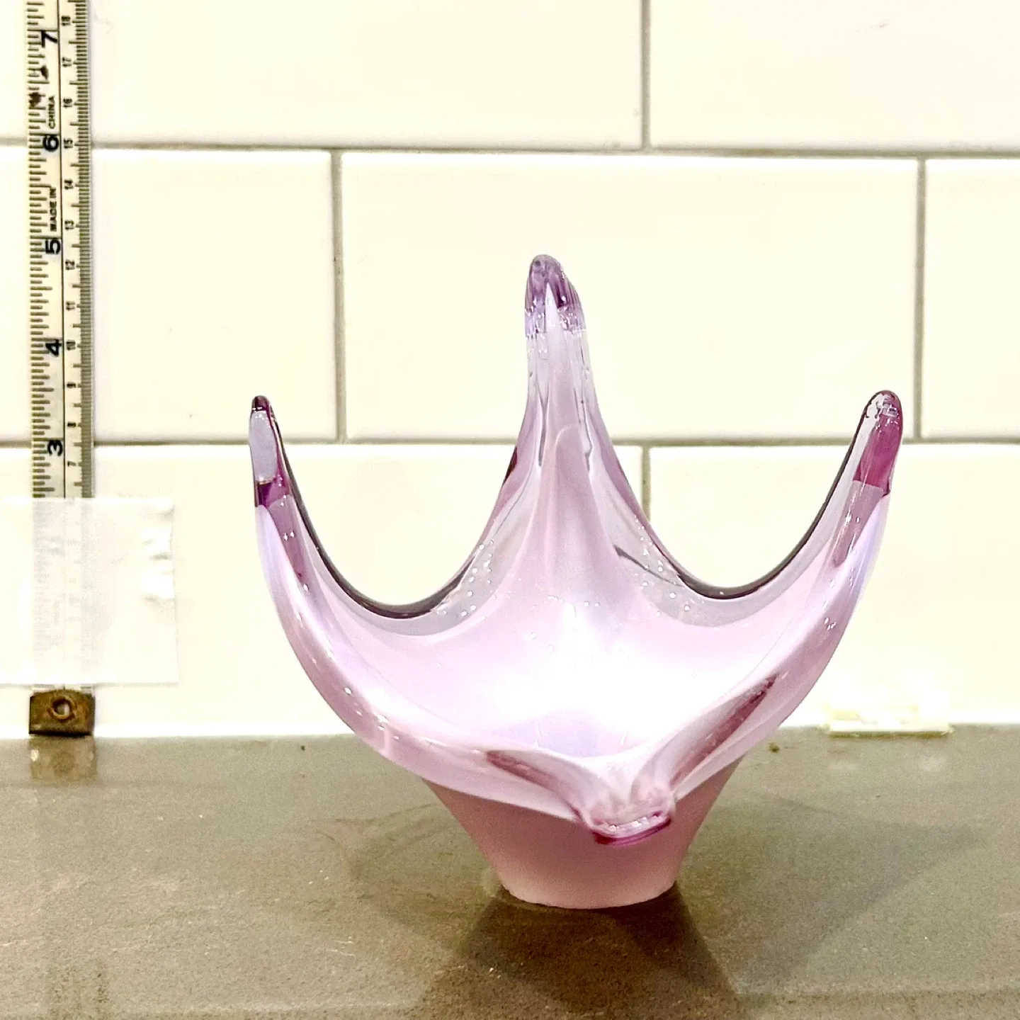 Mid-Century Hand-Blown Czech Art Glass image indicator(4)