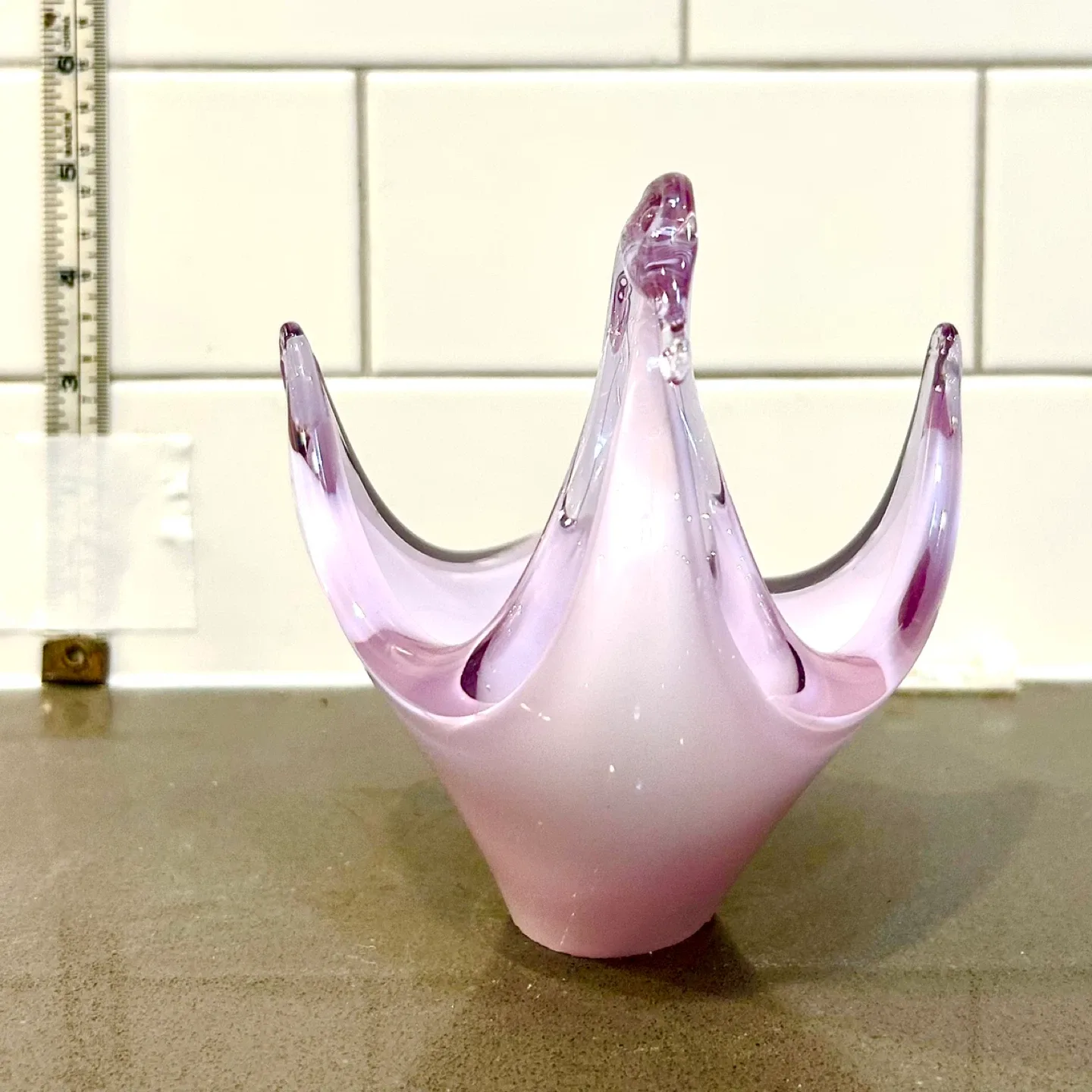 Mid-Century Hand-Blown Czech Art Glass image indicator(6)