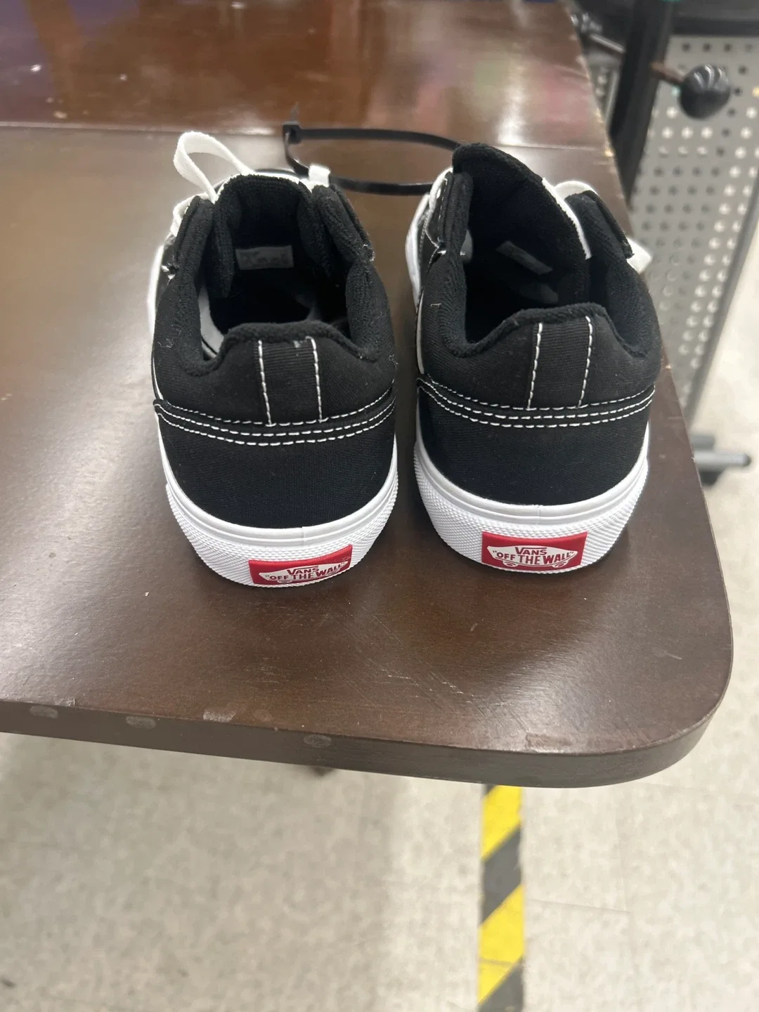 Vans Black/White Kids' Shoes