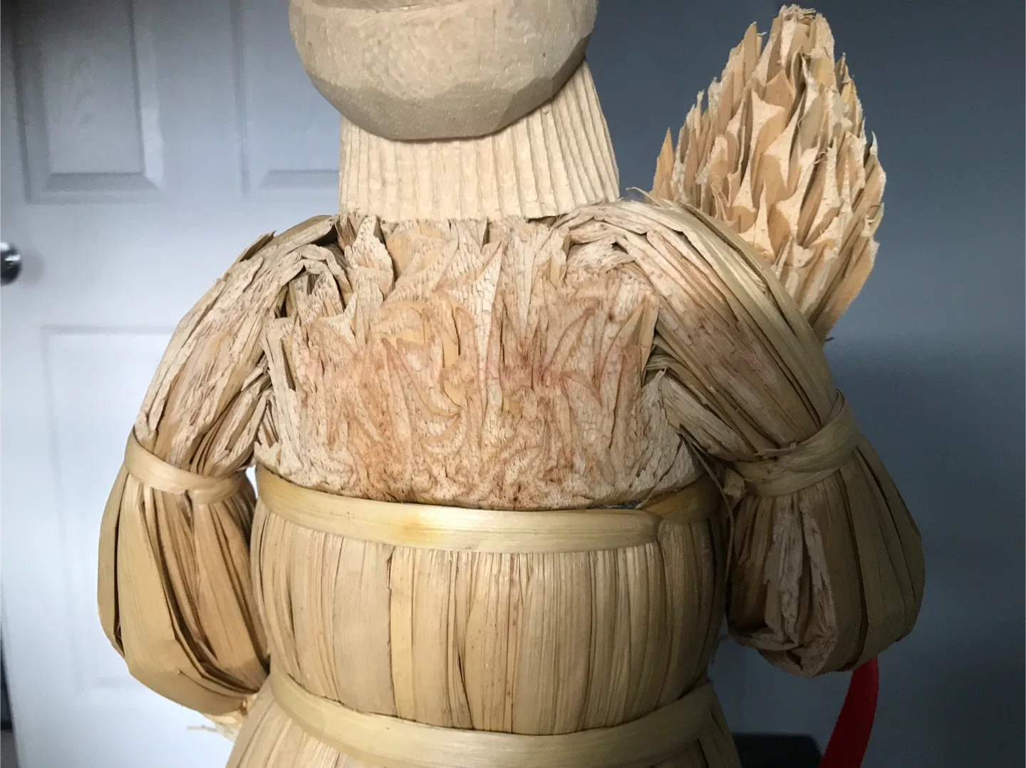 Handcrafted Vintage Folk Art Santa Figurine image indicator(8)