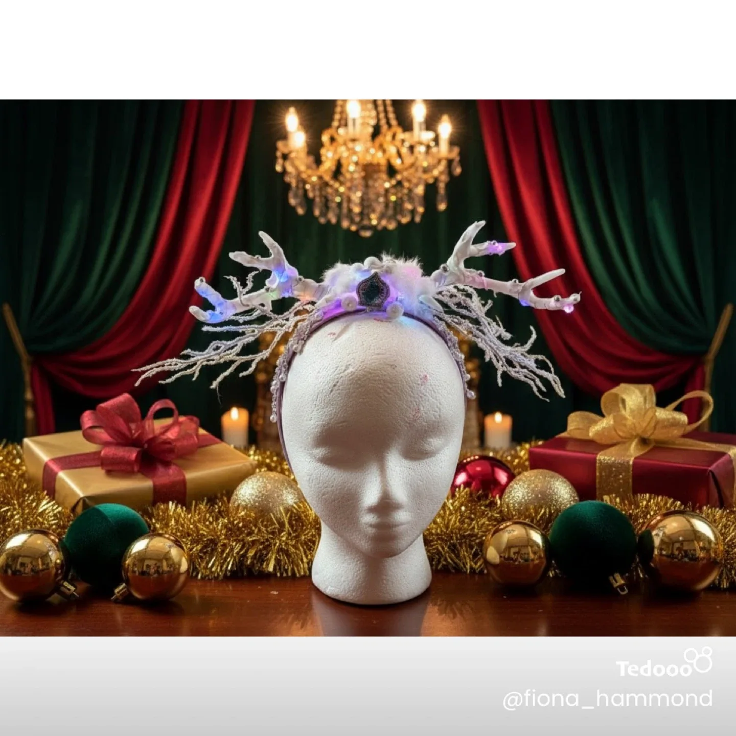 Christmas Reindeer Antler Headband