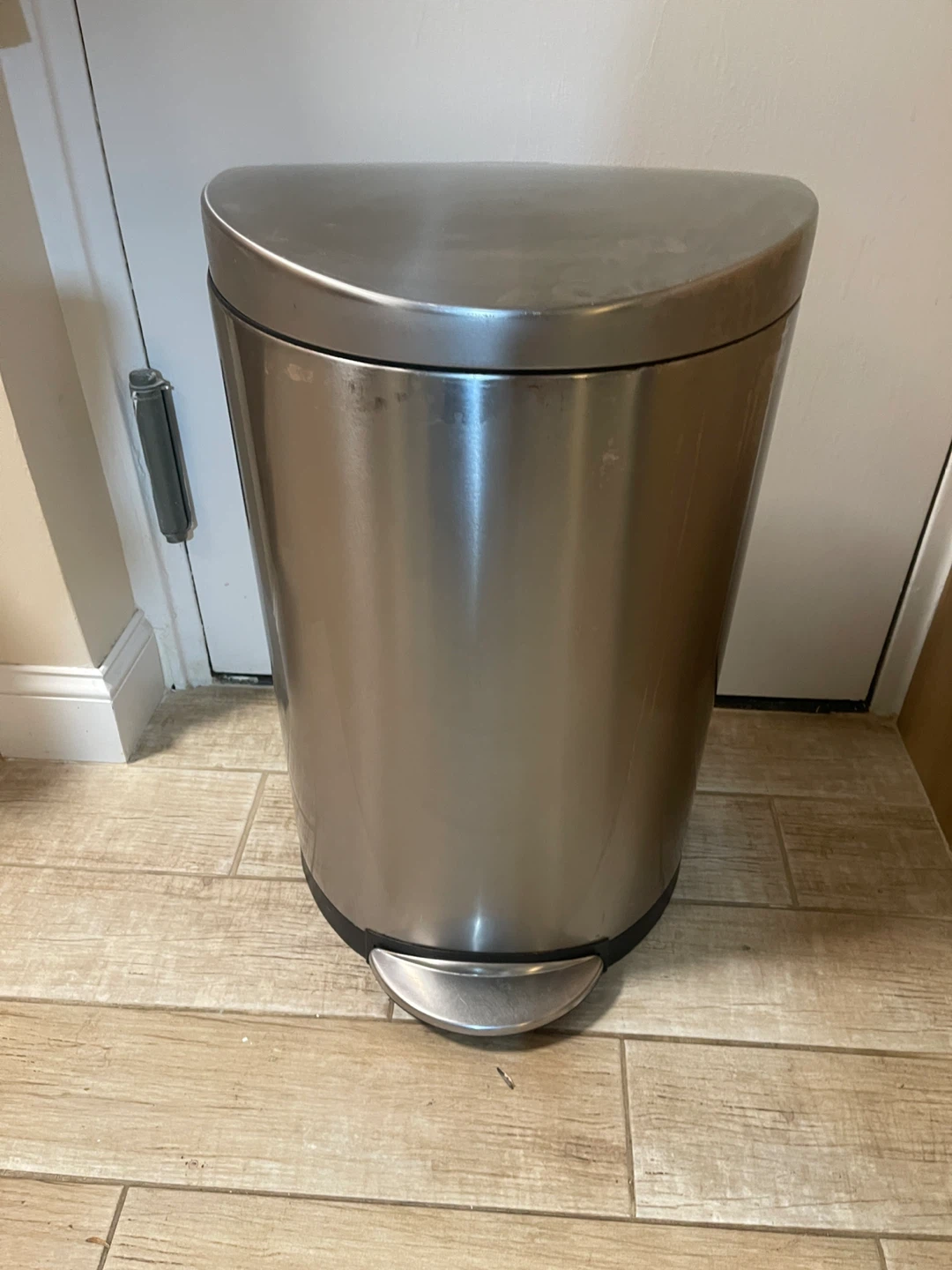 simplehuman Stainless Steel Trash Can