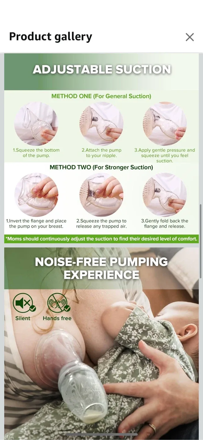 Haakaa Manual Breast Pump 150ml image indicator(4)