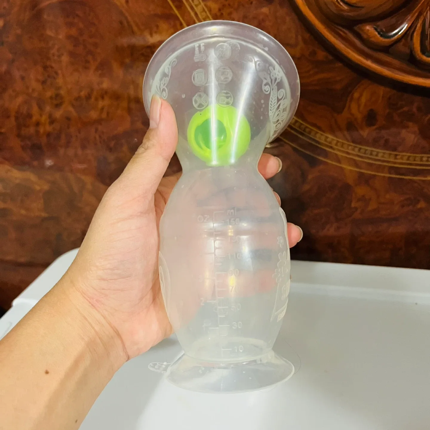 Haakaa Manual Breast Pump 150ml image indicator(2)