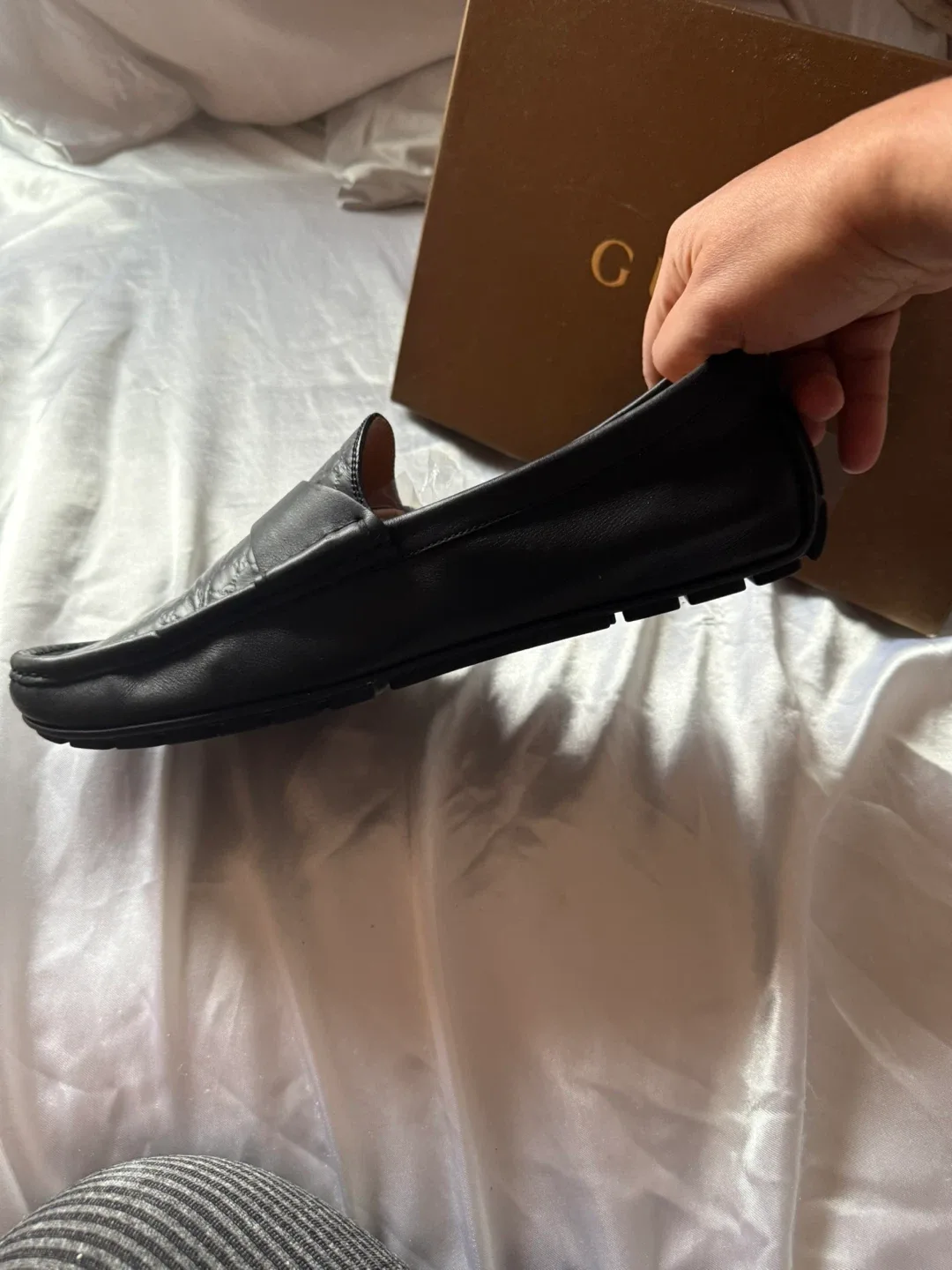 Gucci Black Leather Loafers image indicator(2)
