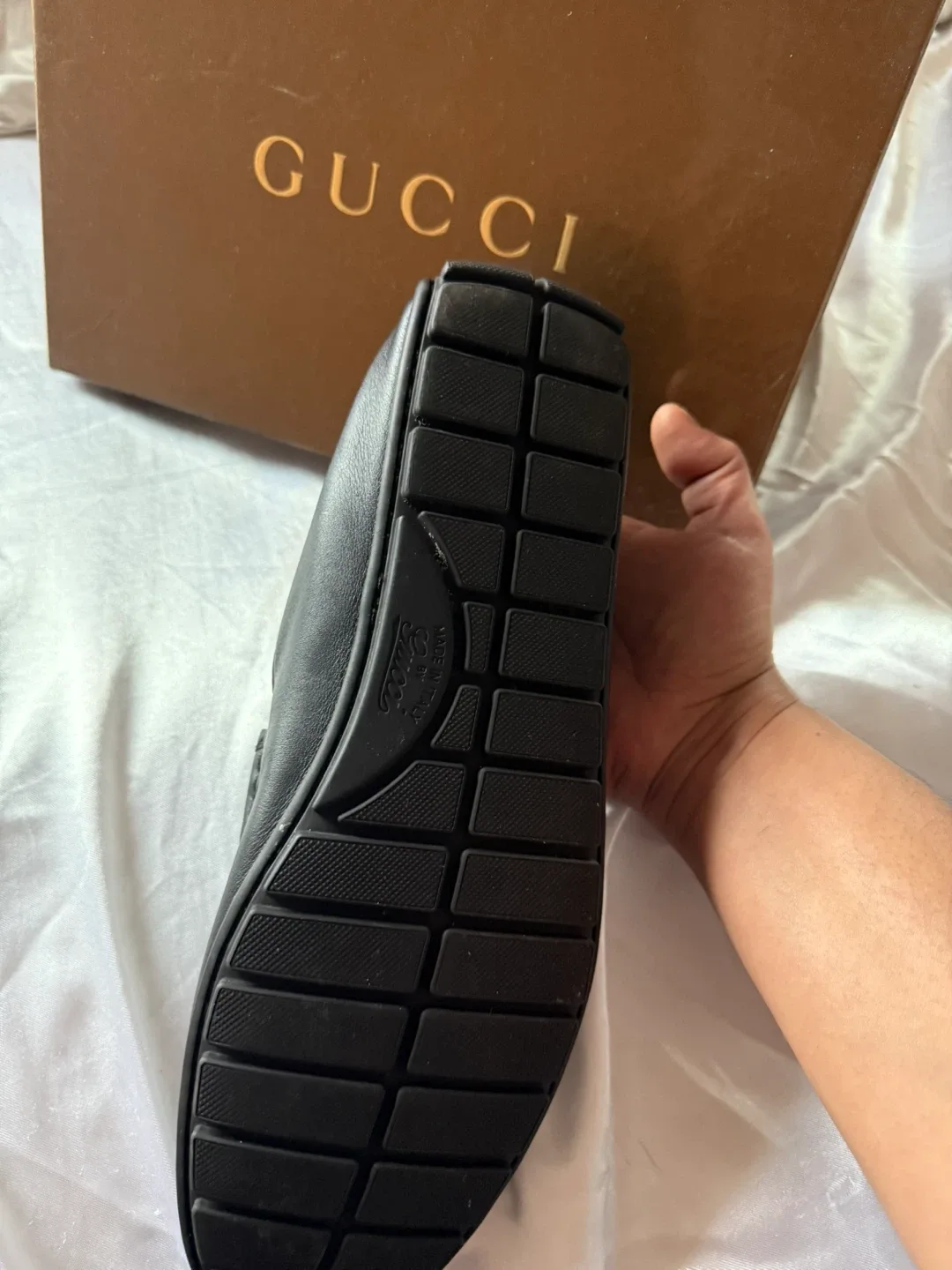 Gucci Black Leather Loafers image indicator(4)