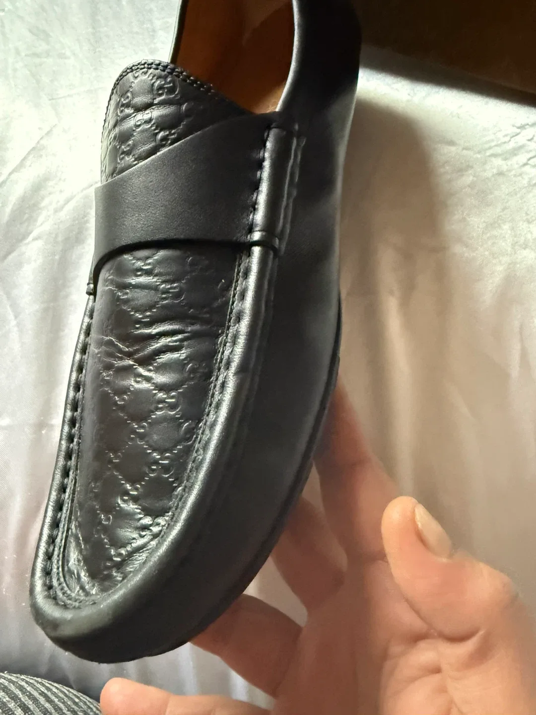 Gucci Black Leather Loafers image indicator(5)