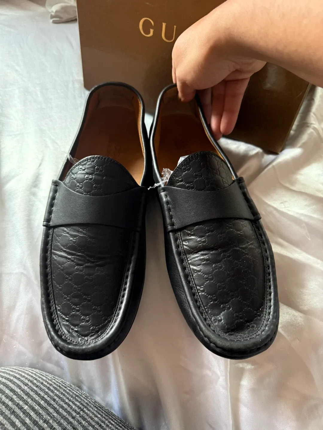 Gucci Black Leather Loafers