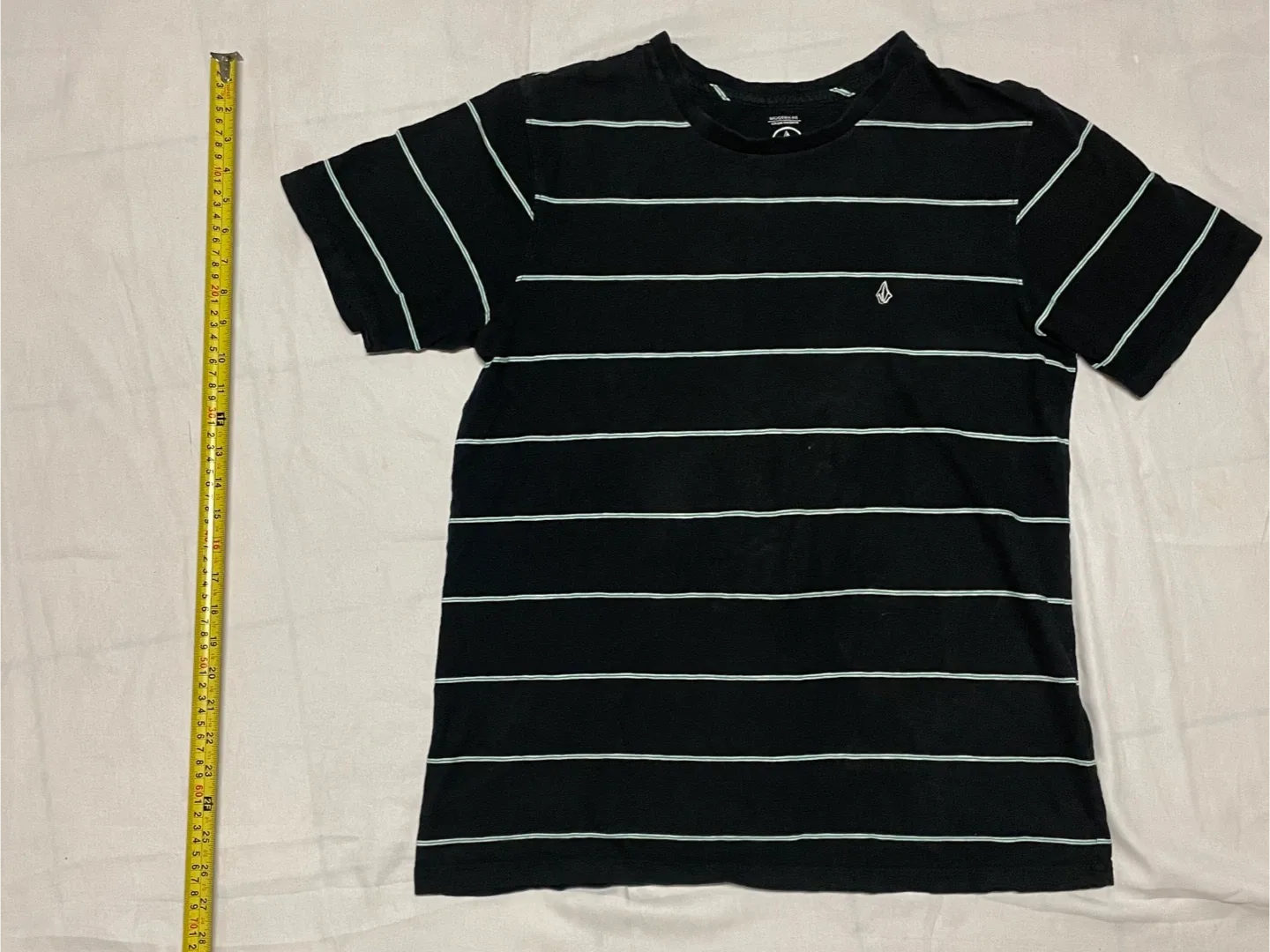 Volcom Striped T-Shirt - Black