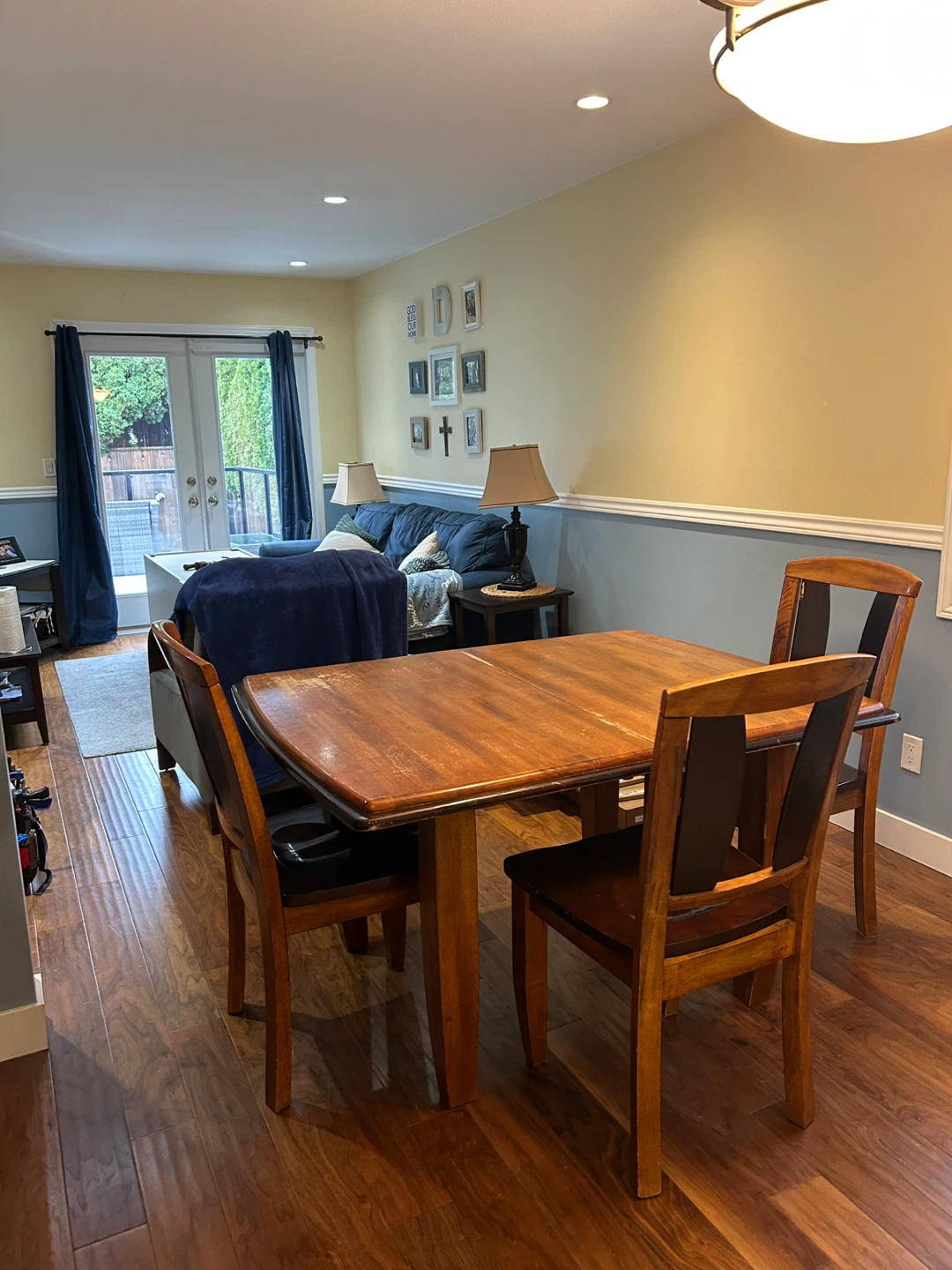 Wooden Dining Table with 4 Chairs - photo 4