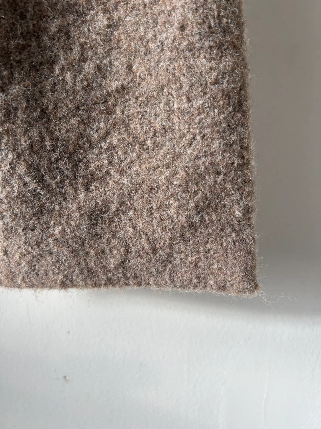 Taupe Wool Knit Tote Bag - photo 3