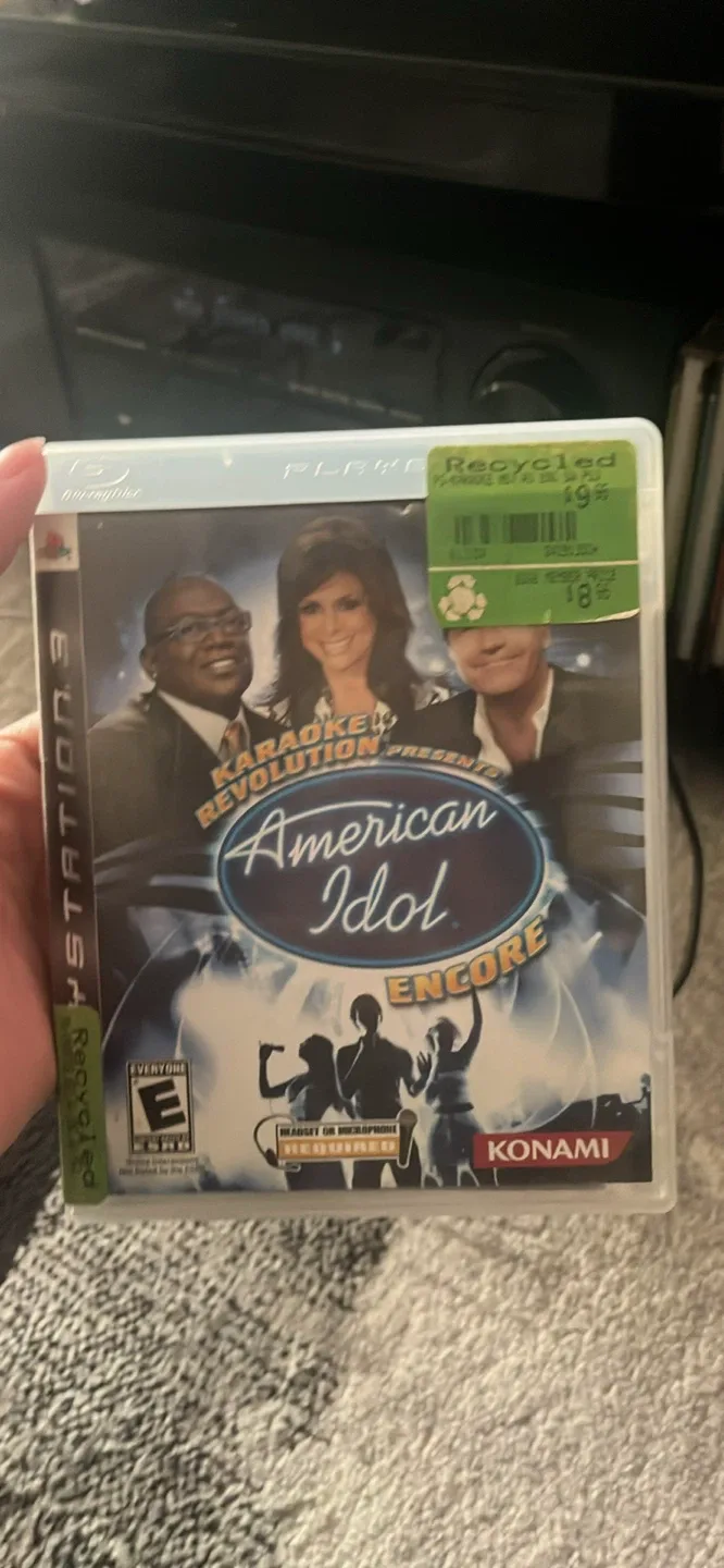 Karaoke Revolution American Idol Encore PS3 Game
