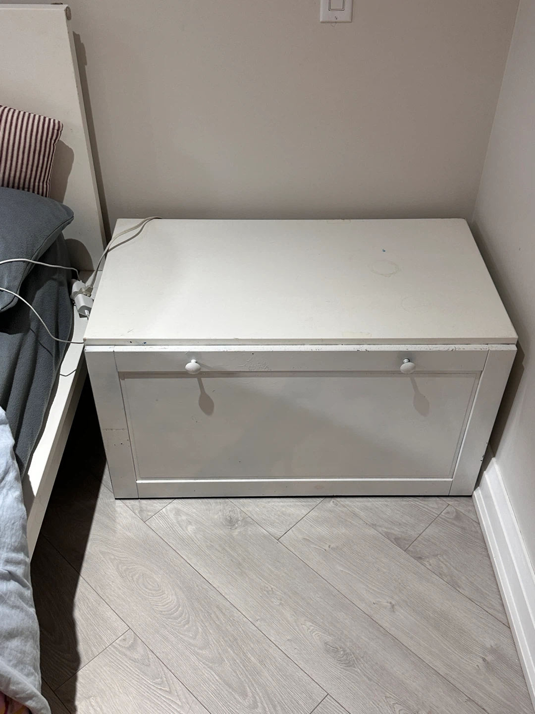 White Storage Drawer