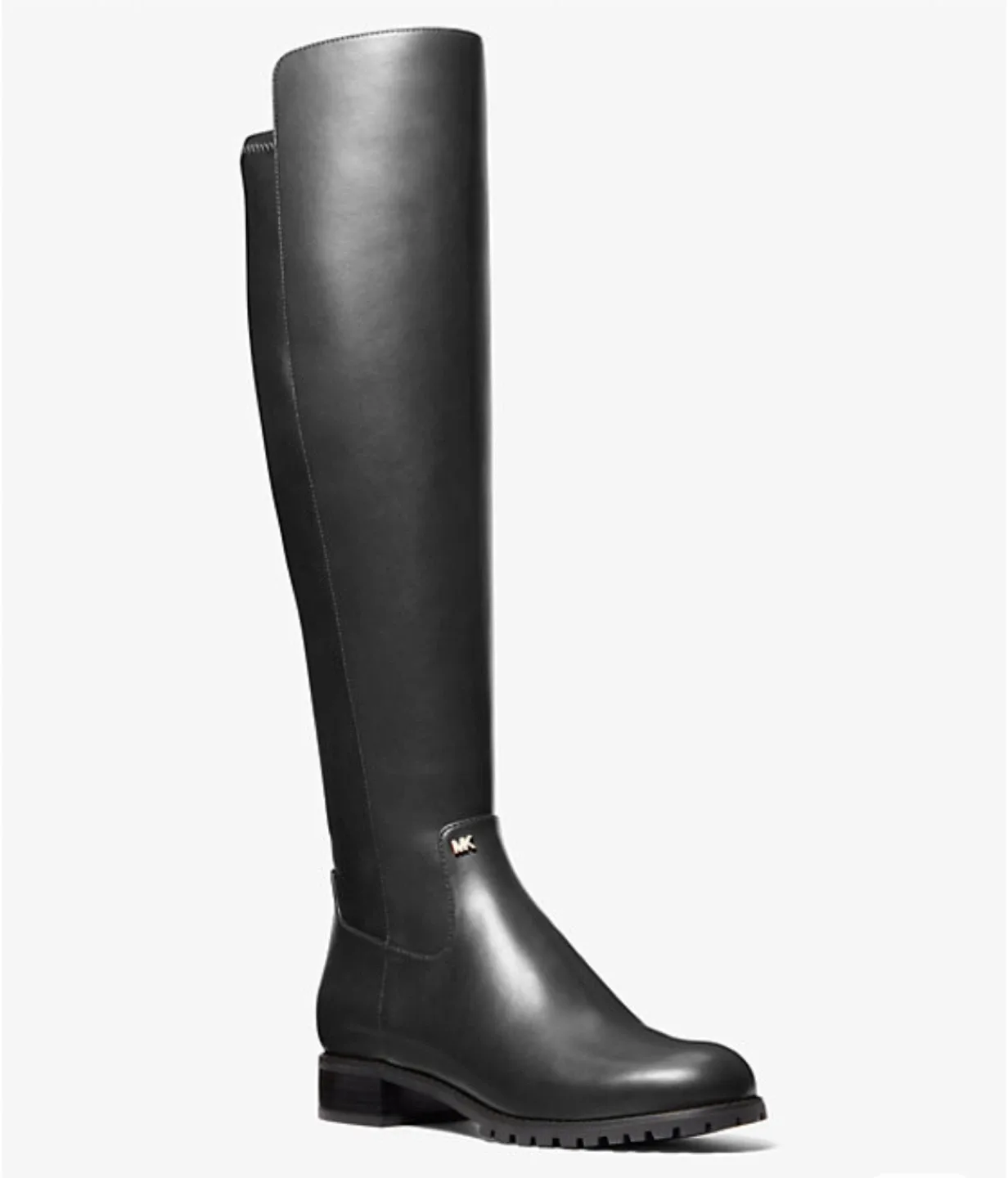 Michael Kors Black Leather Riding Boots