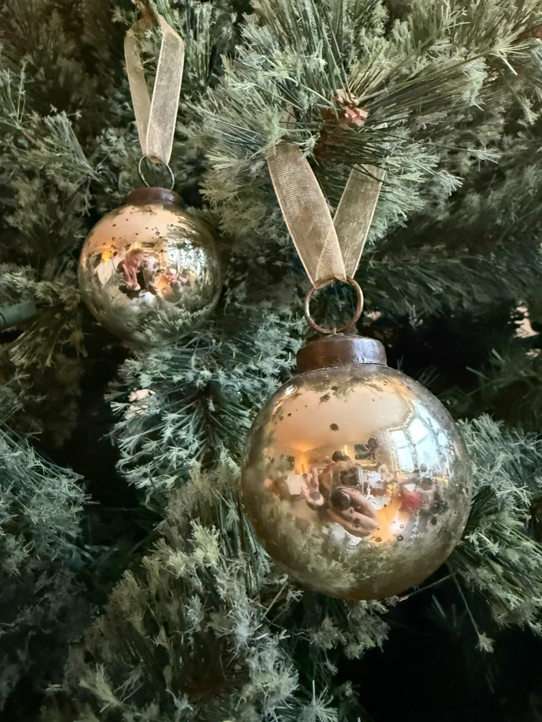 Mercury glass bauble ornaments image indicator(3)