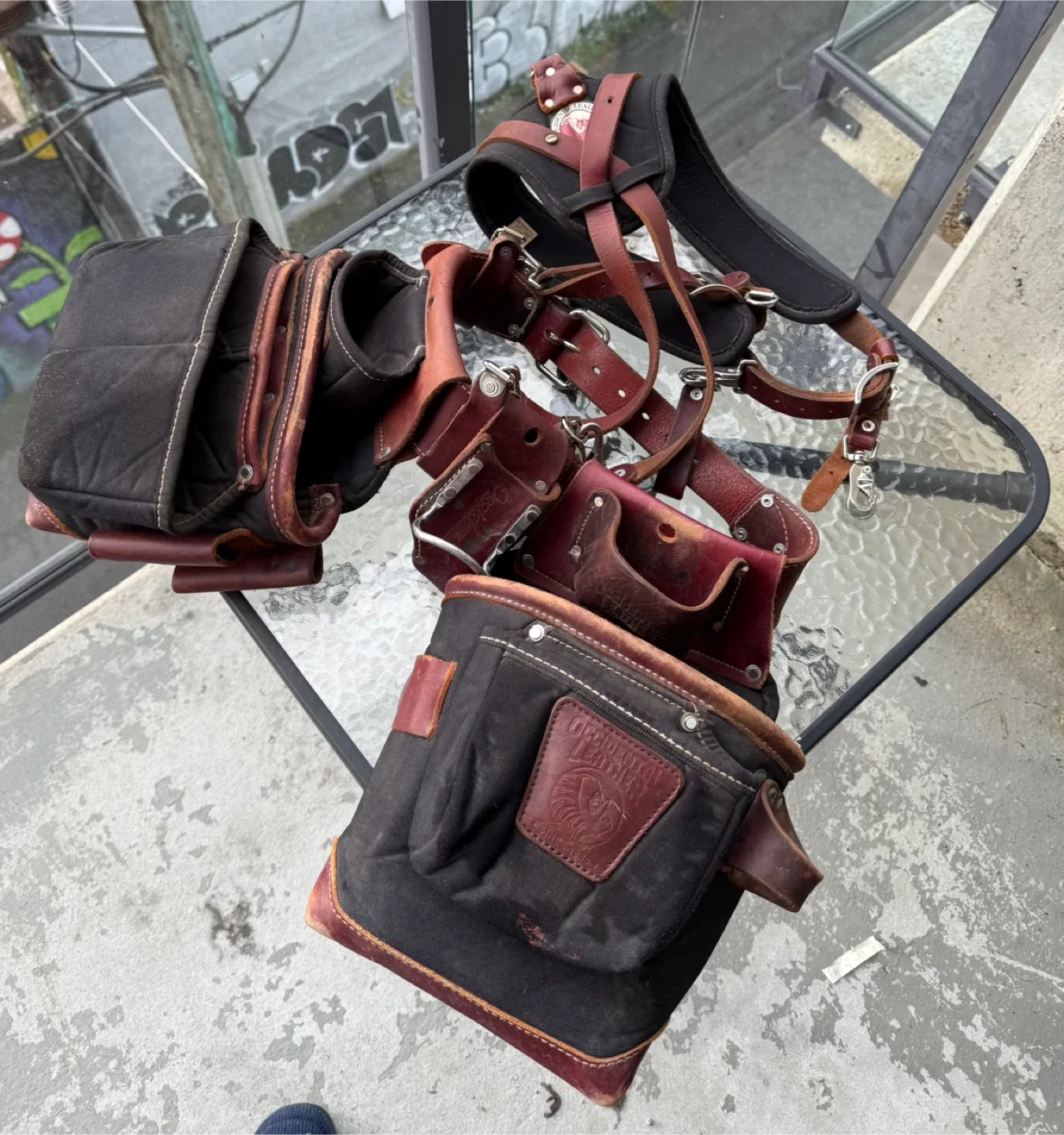 Occidental Leather FatLip Tool Bags + Suspenders