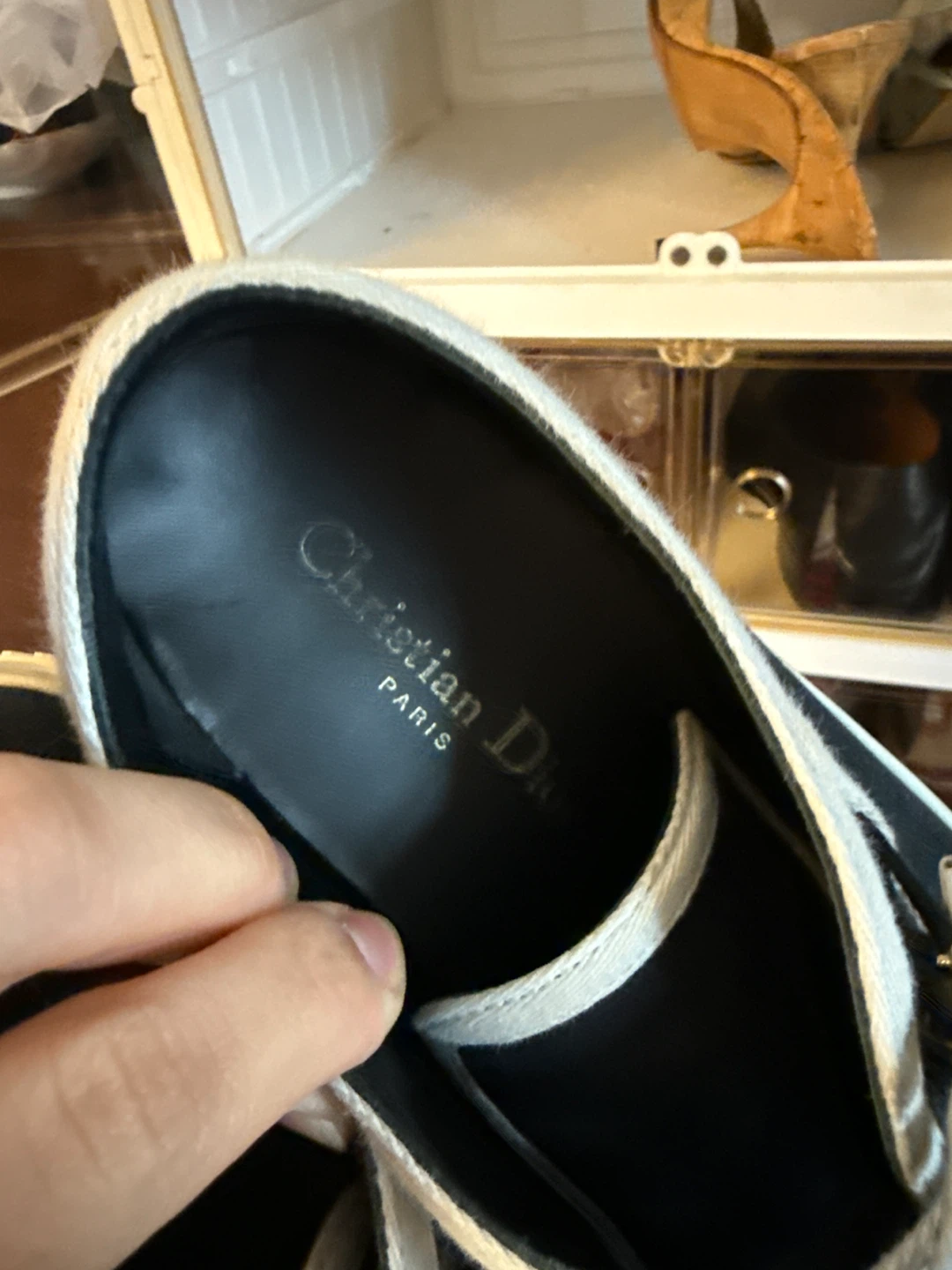 Christian Dior J'Adior Cotton Canvas Sneakers - photo 2