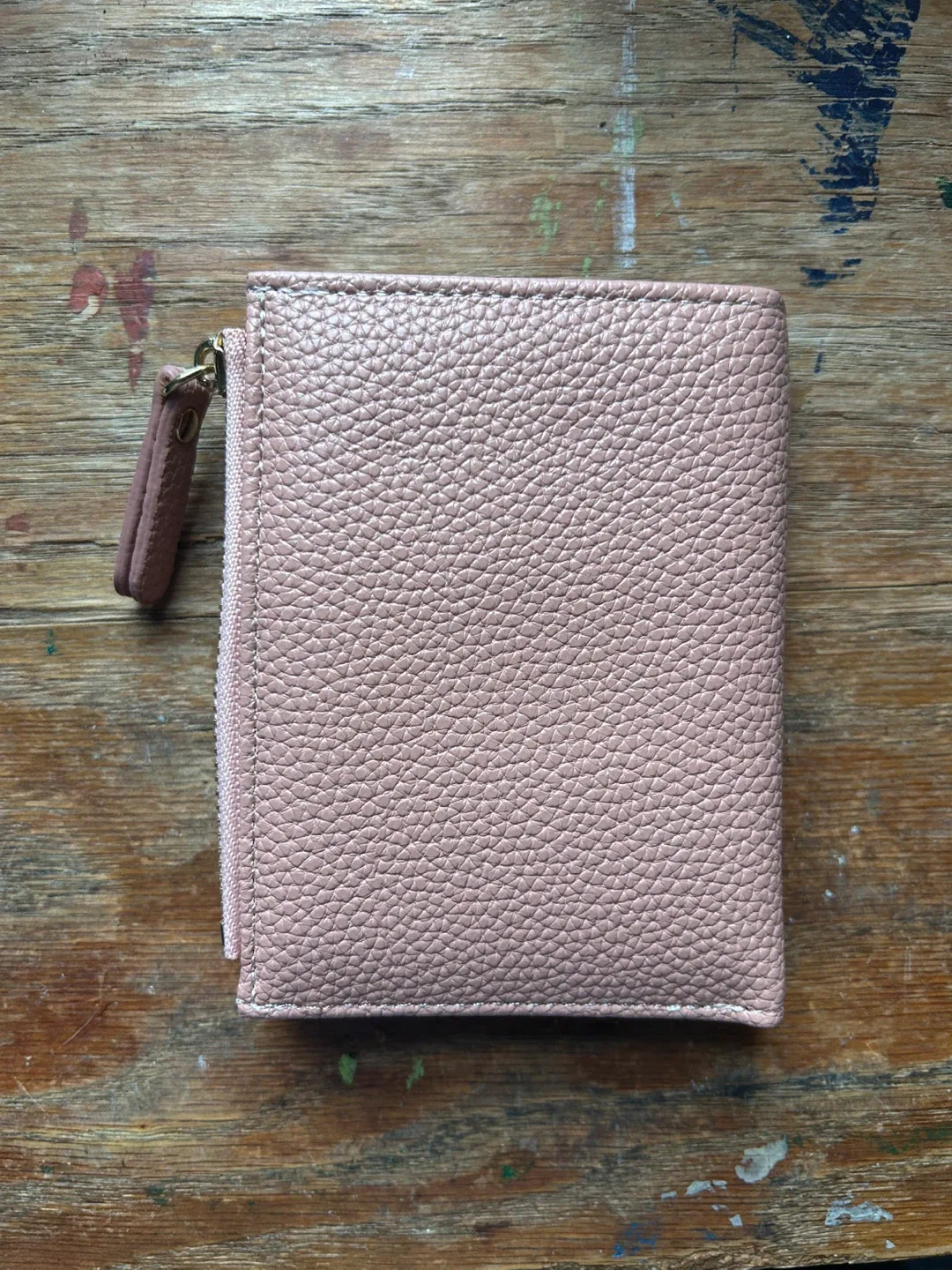 Pink Faux Leather Wallet image indicator(2)
