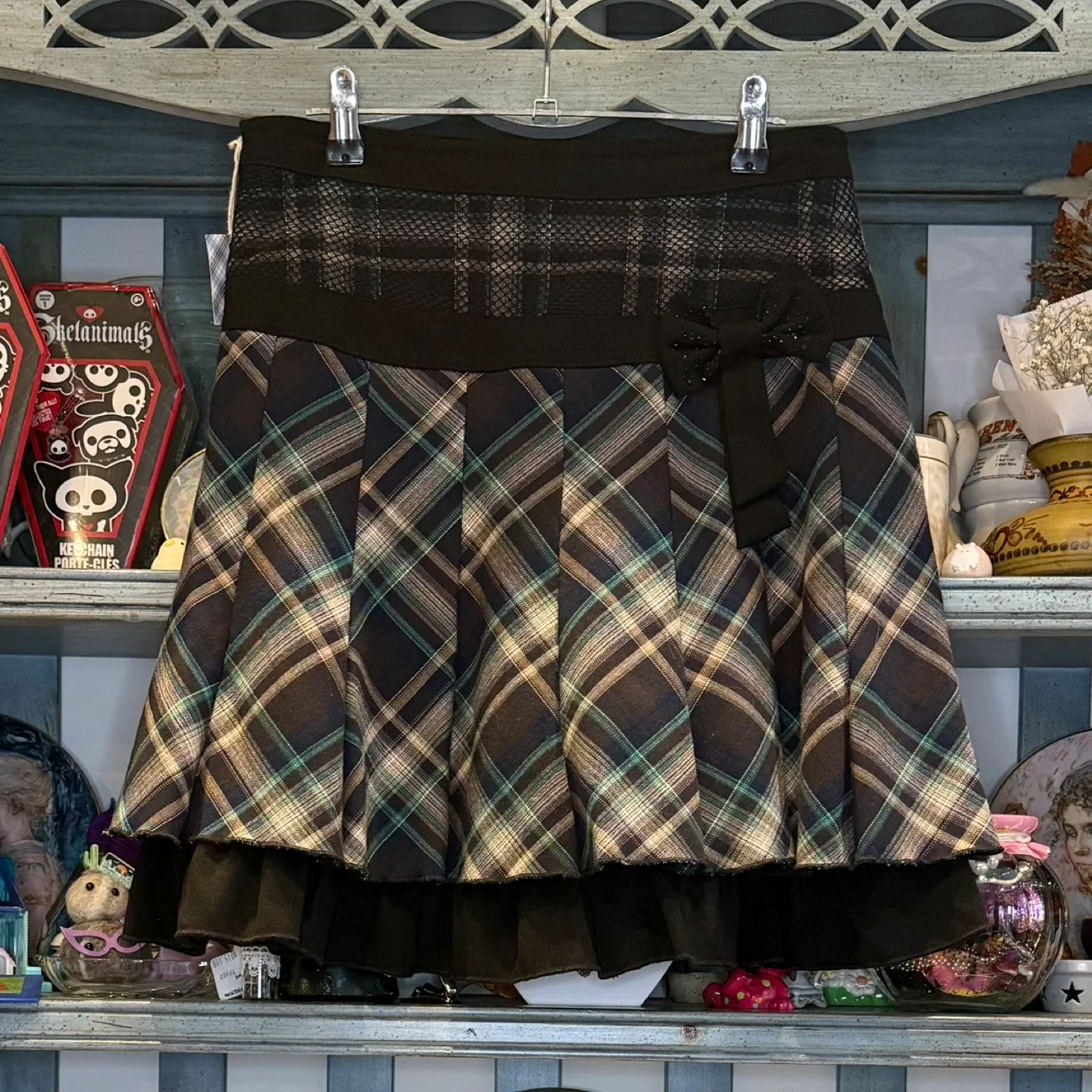 Minioun Plaid Skirt