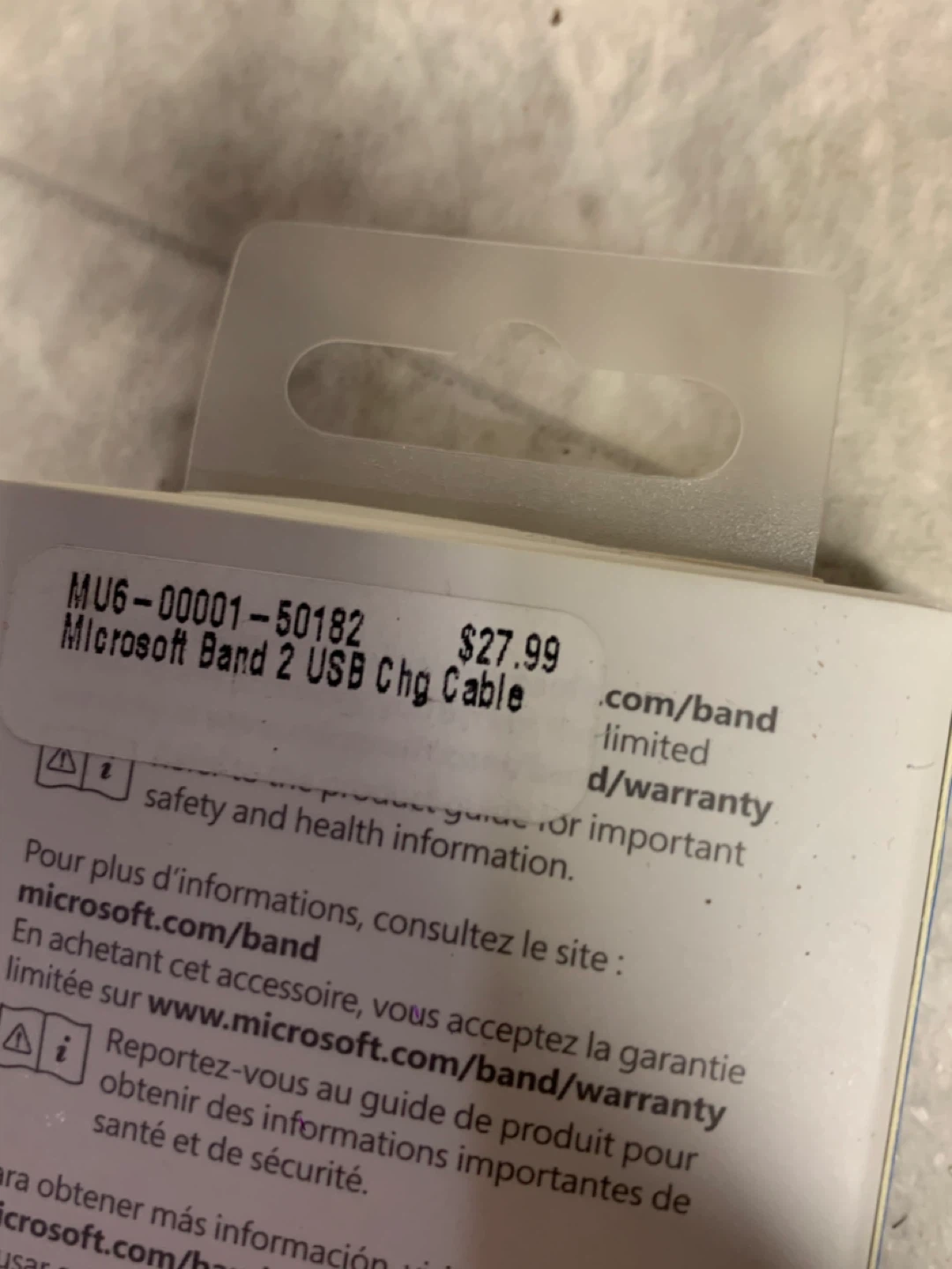 Microsoft Band 2 USB Charging Cable - New in Box - Electronics - photo 3
