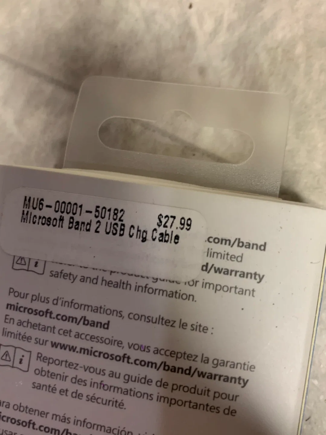 Microsoft Band 2 USB Charging Cable - New in Box - Electronics image indicator(3)