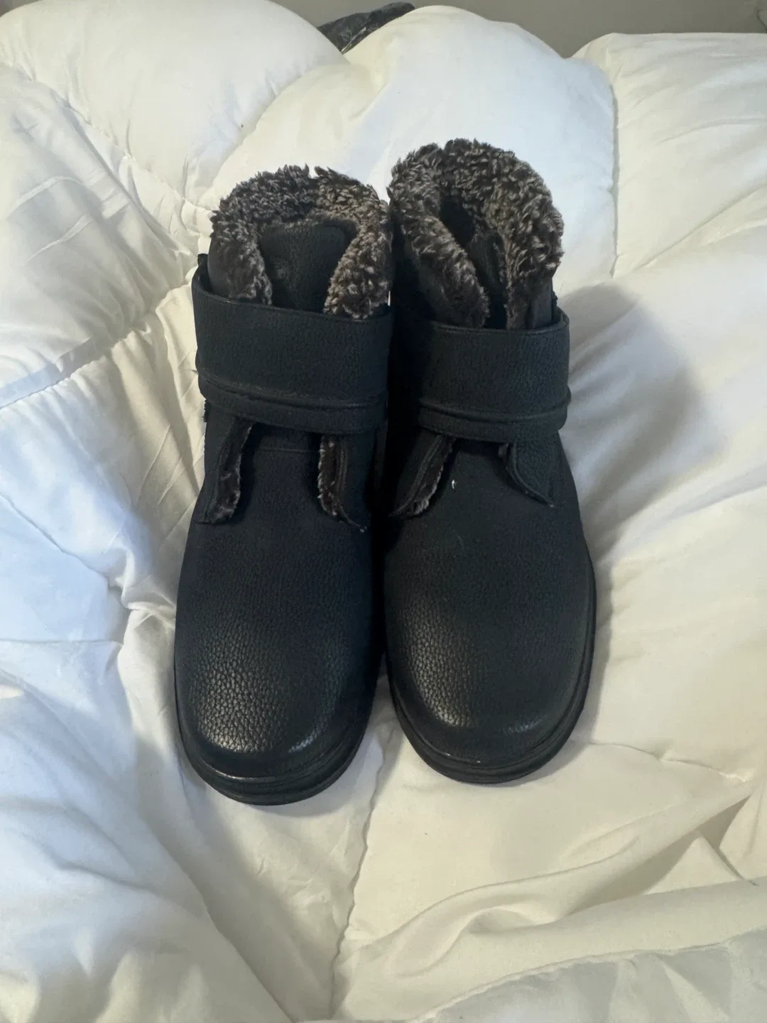 Black Winter Boots - Size 7.5