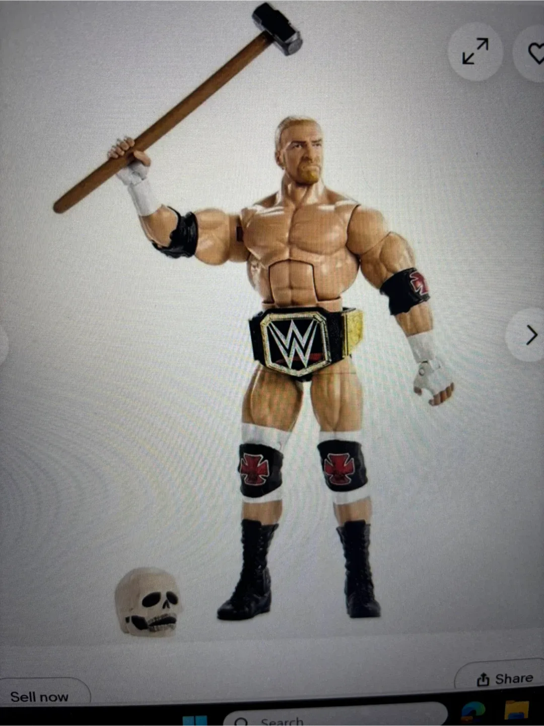 WWE Elite Collection Wrestlemania 33 Triple H Action Figure image indicator(8)