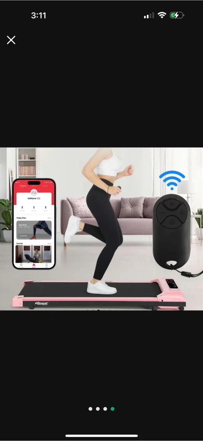 ANCHEER Under Desk Treadmill - Pink image indicator(3)