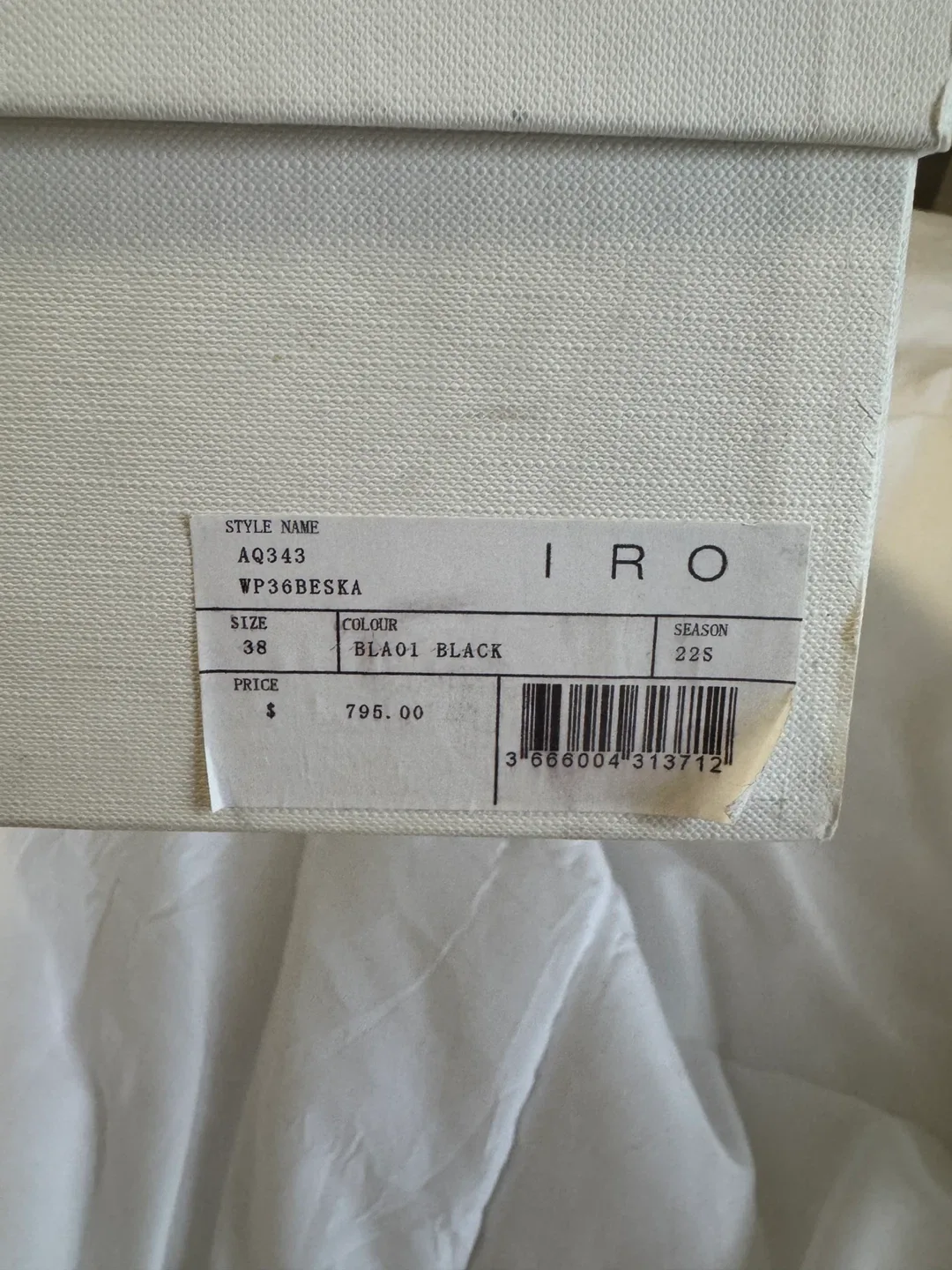 Iro Paris Black Leather Boots Size 38 image indicator(4)