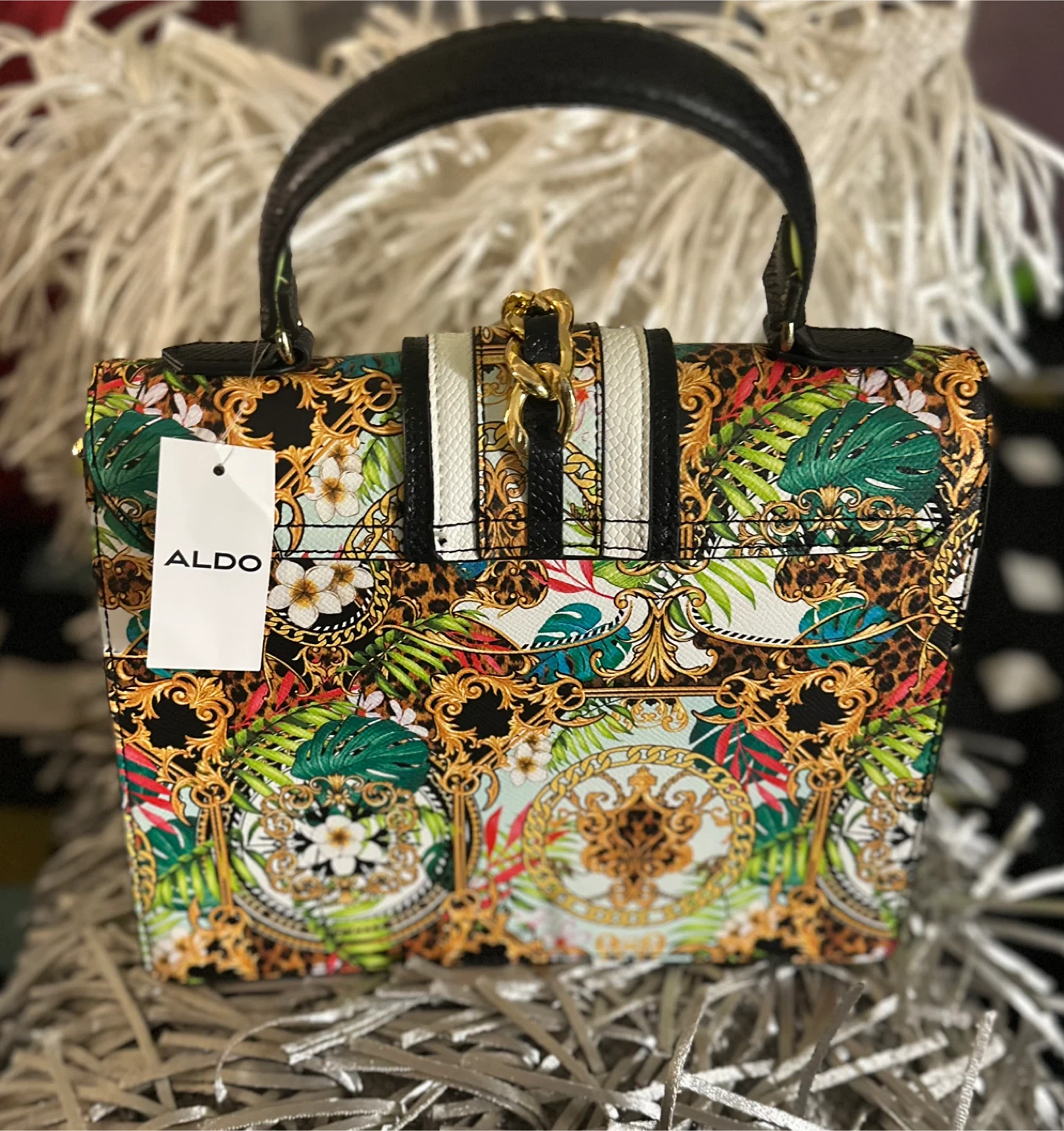 ALDO Floral Print Top Handle Bag - photo 5