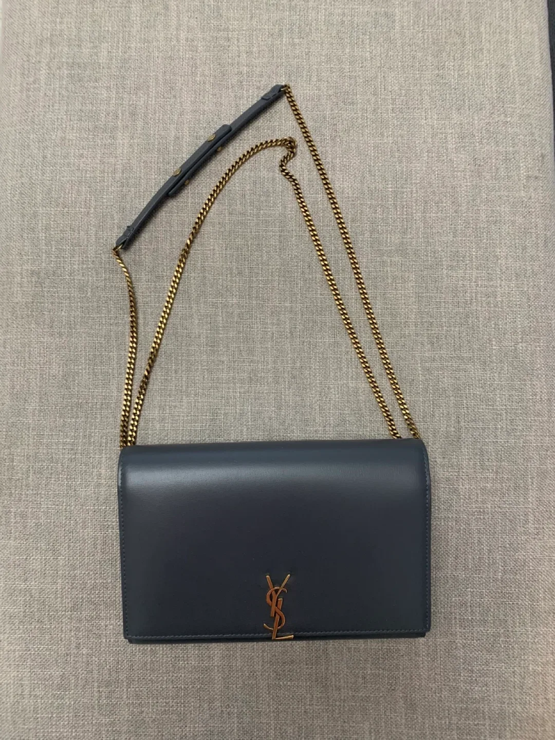 Saint Laurent WOC Wallet on Chain - Grey