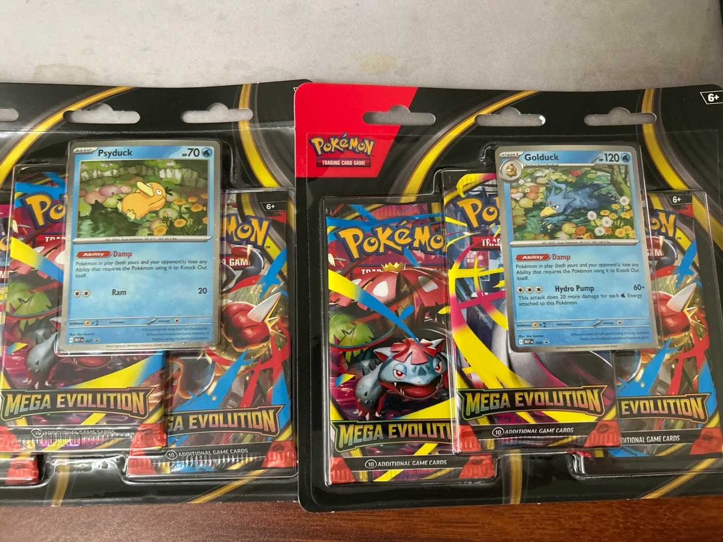 Mega Evolution 3 Pack - Psyduck & Golduck