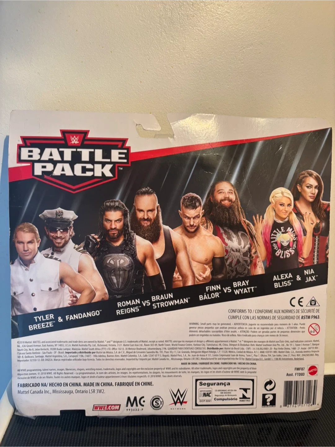 WWE Battle Pack Series 54. Braun Strowman + Roman Reigns image indicator(2)
