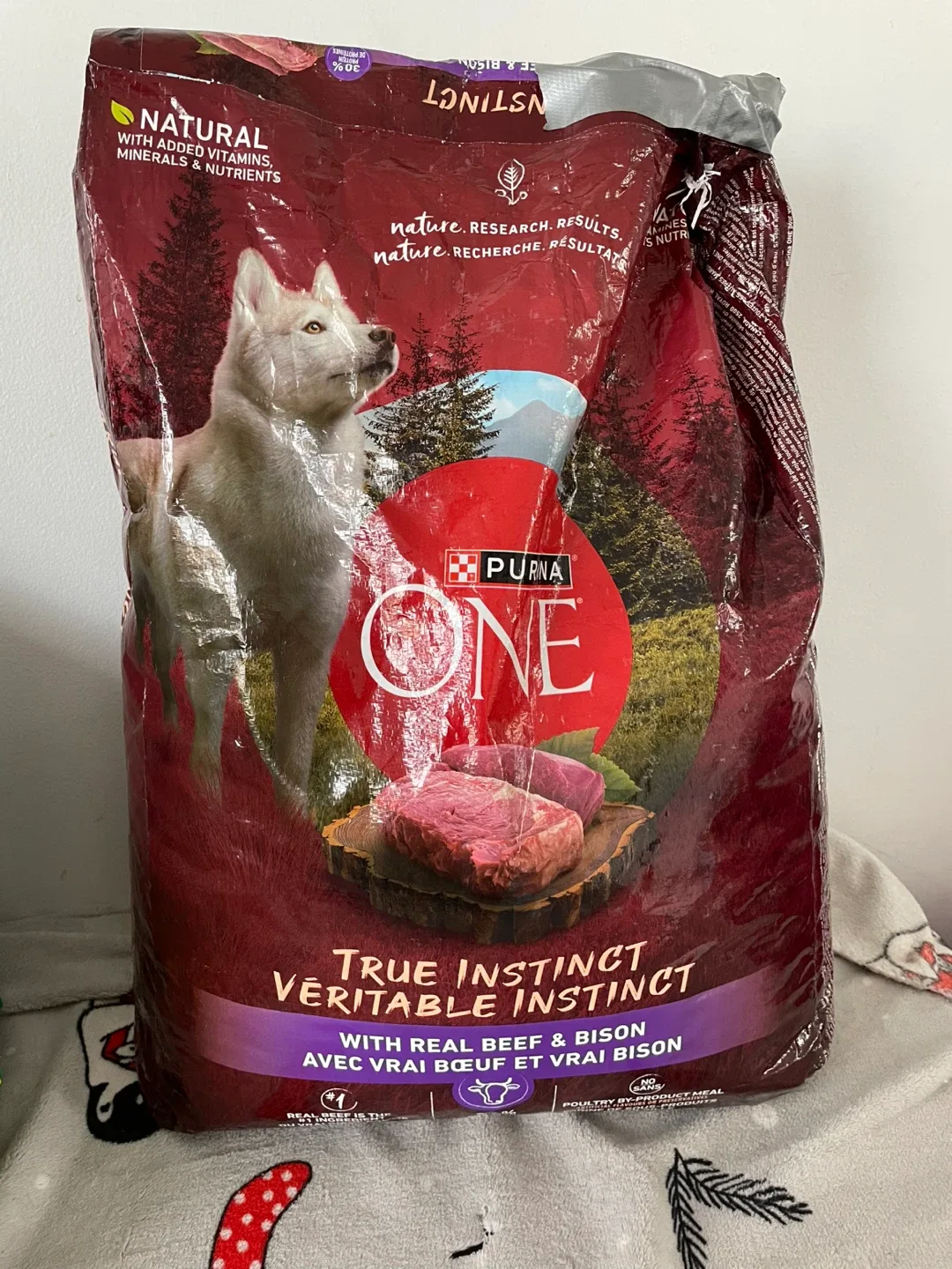 12.4kg Purina One Dog food