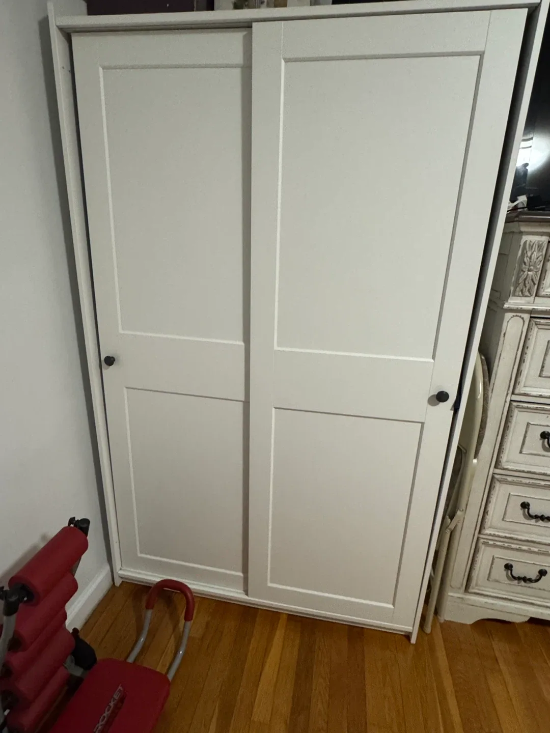 White Sliding Door Wardrobe