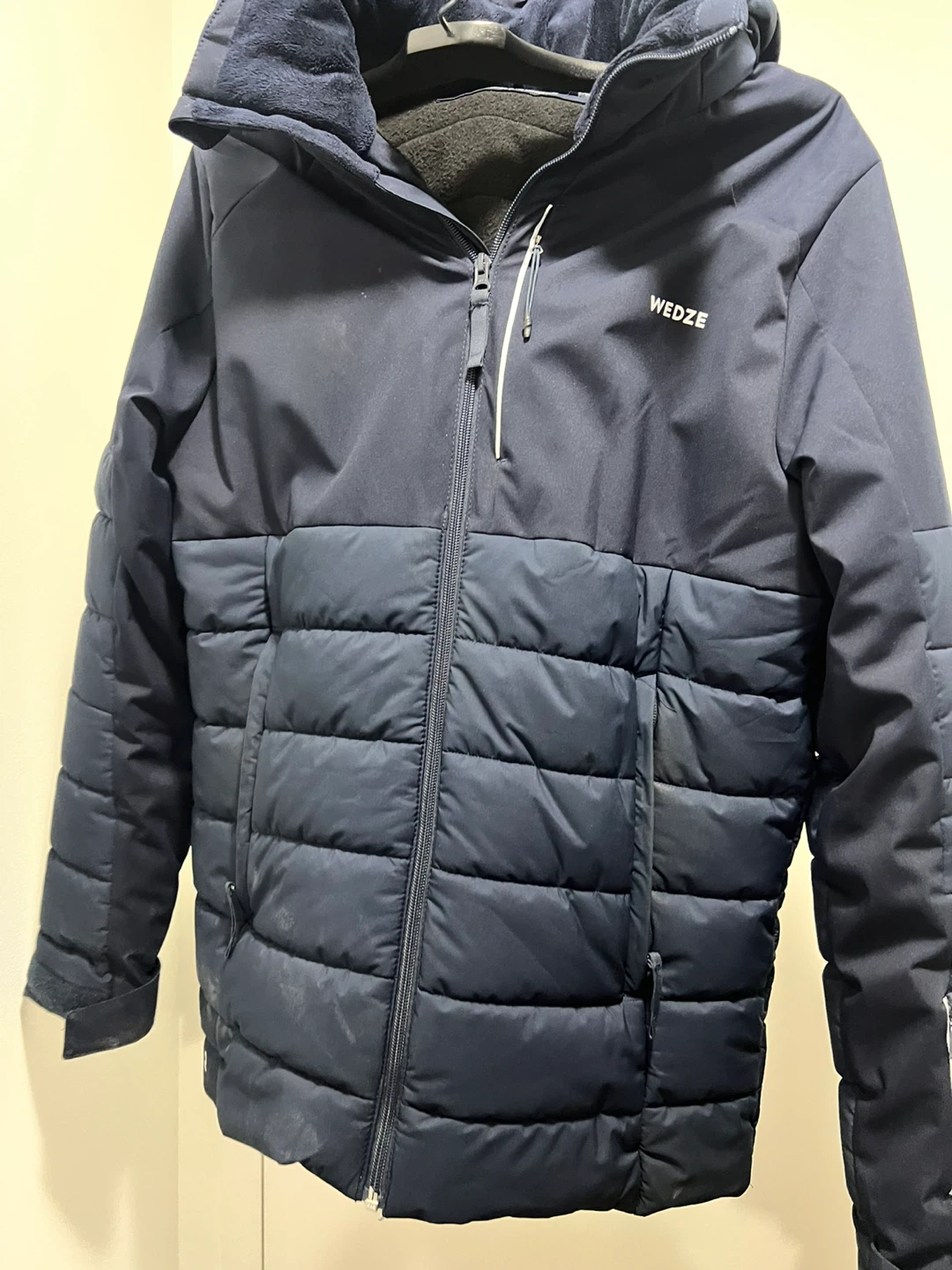Wedze Navy Blue Padded Winter Jacket