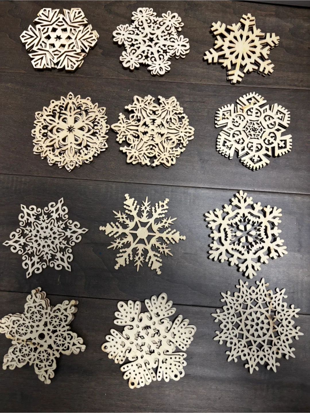 Christmas Ornaments - Gnomes, Snowflakes, Wood image indicator(5)