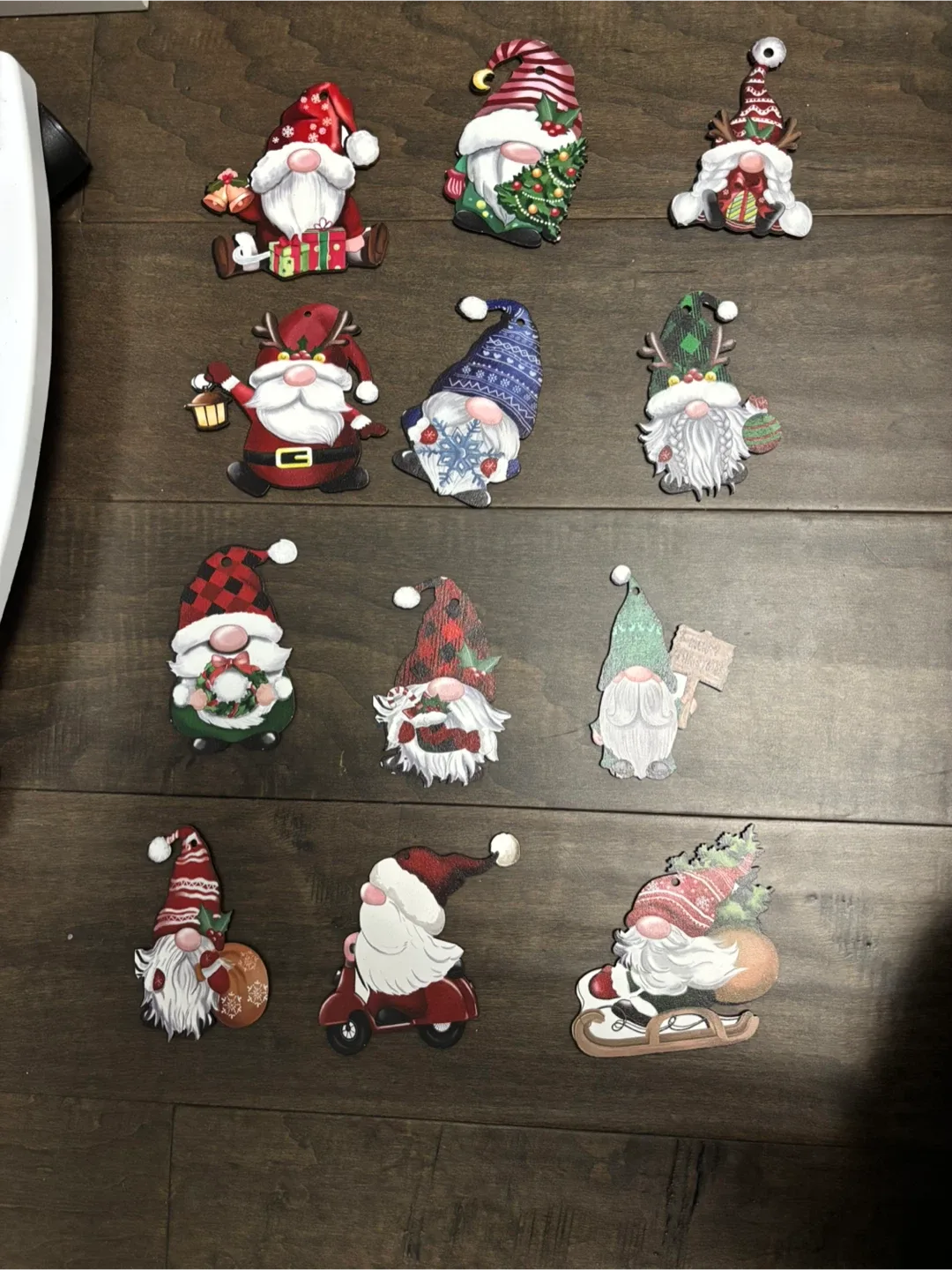 Christmas Ornaments - Gnomes, Snowflakes, Wood image indicator(2)
