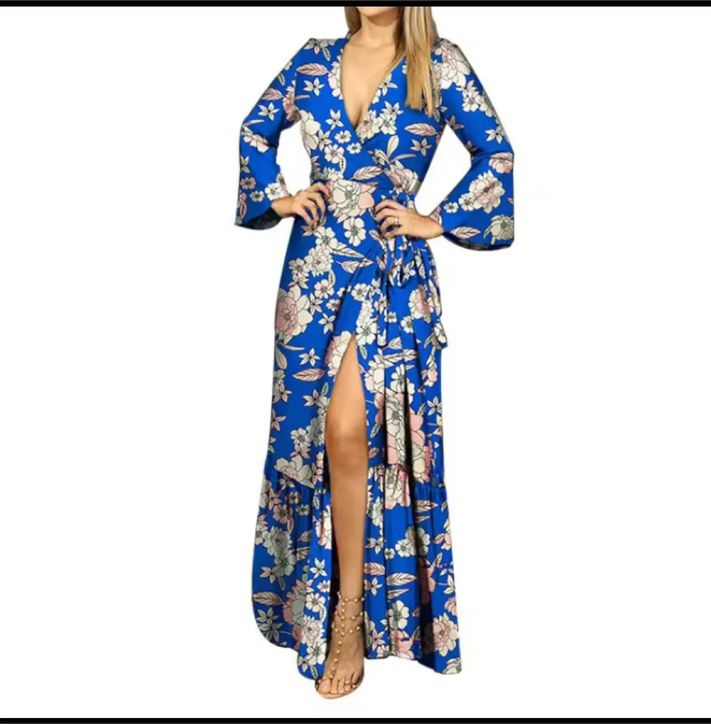 Wrap Maxi Dress Brand new