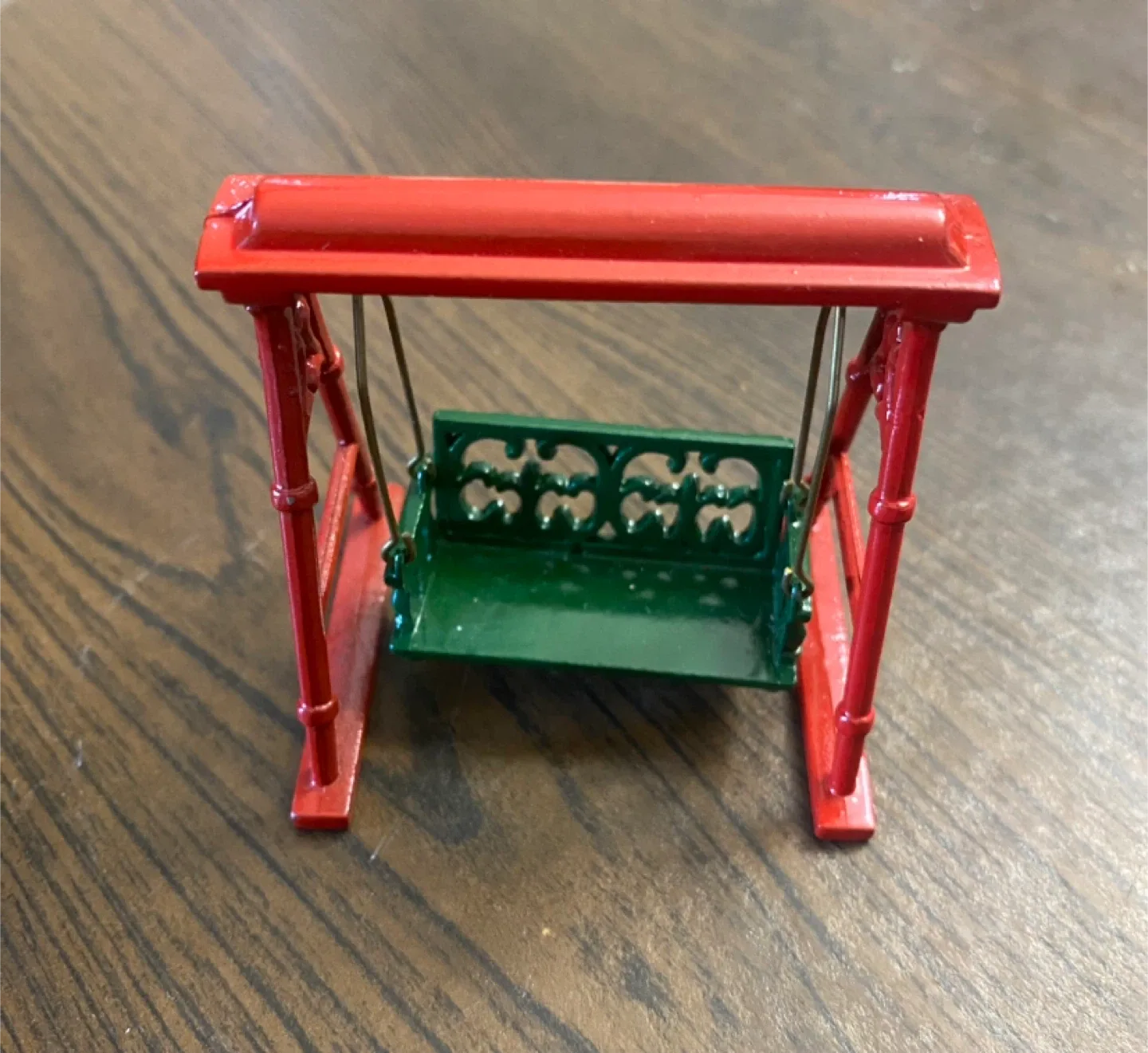 Miniature Metal Porch Swing