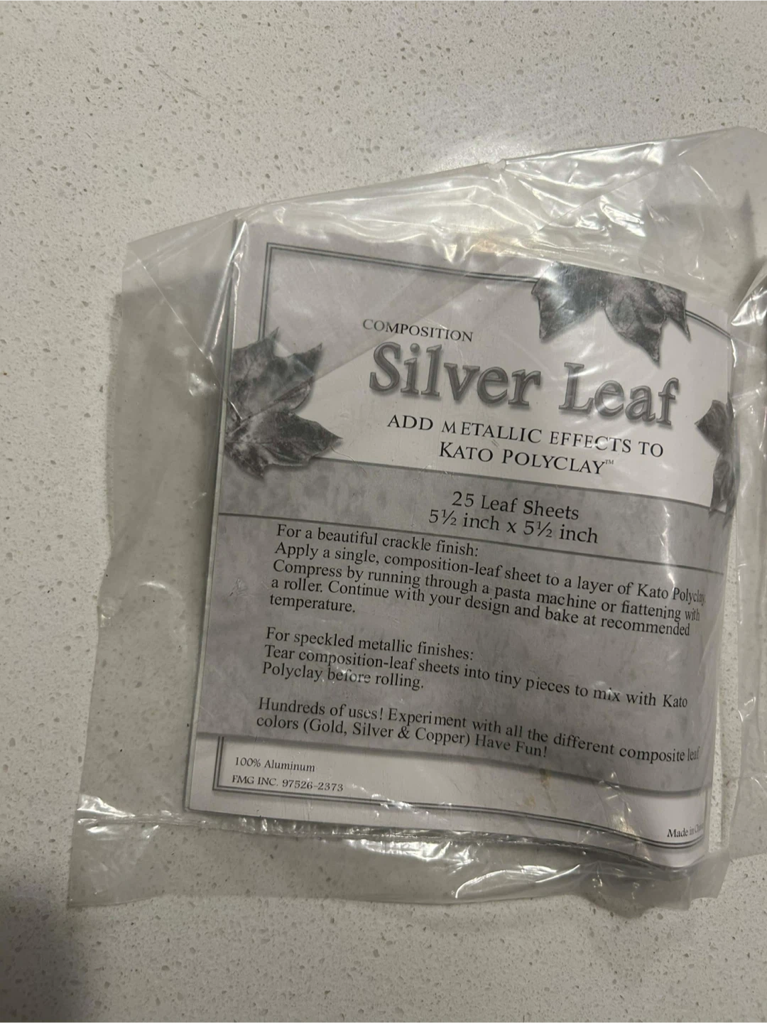 Composition Leaf (Silver & Gold) - photo 2
