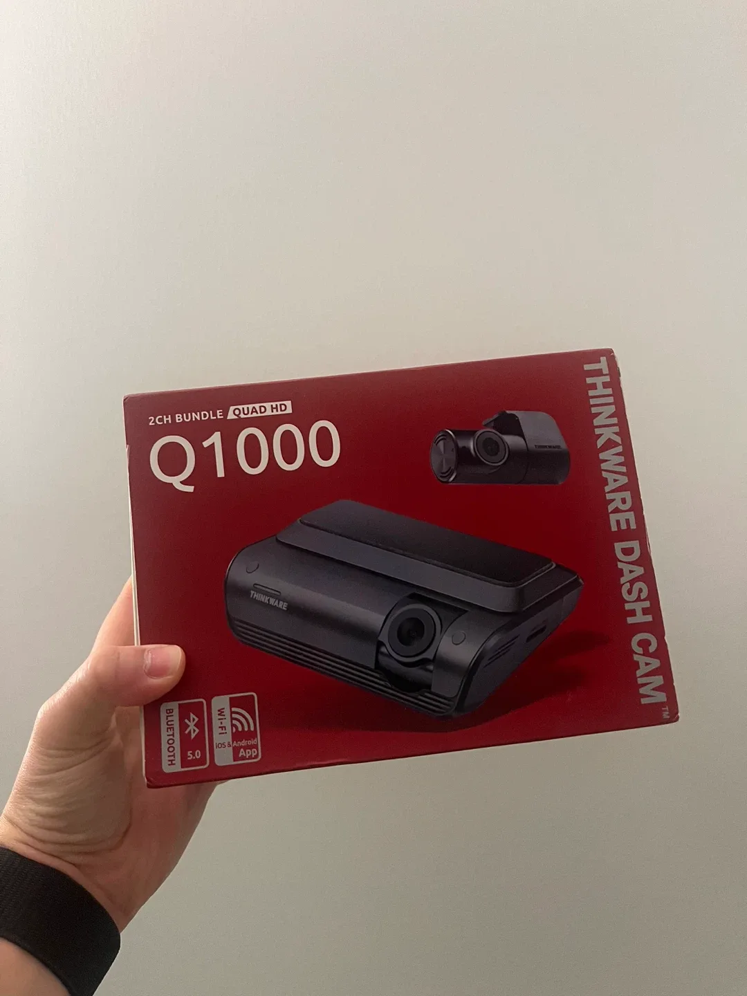 Thinkware Dash Cam Q1000 2CH Quad HD - New