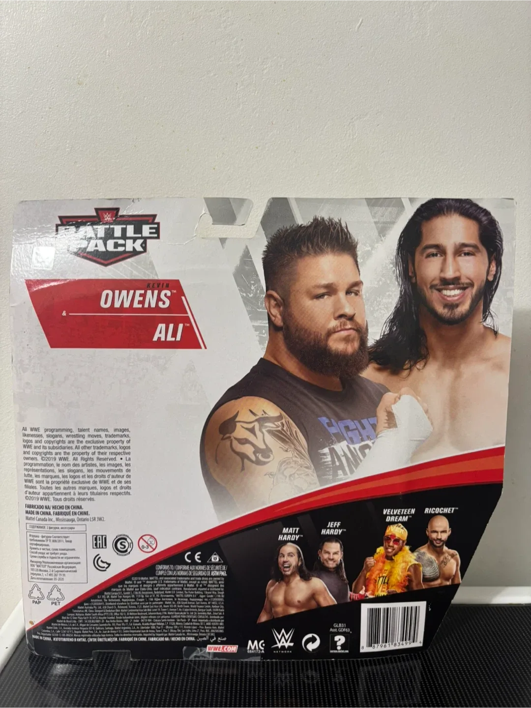 WWE Battle Pack Series 65.  Kevin Owen’s + Ali image indicator(3)
