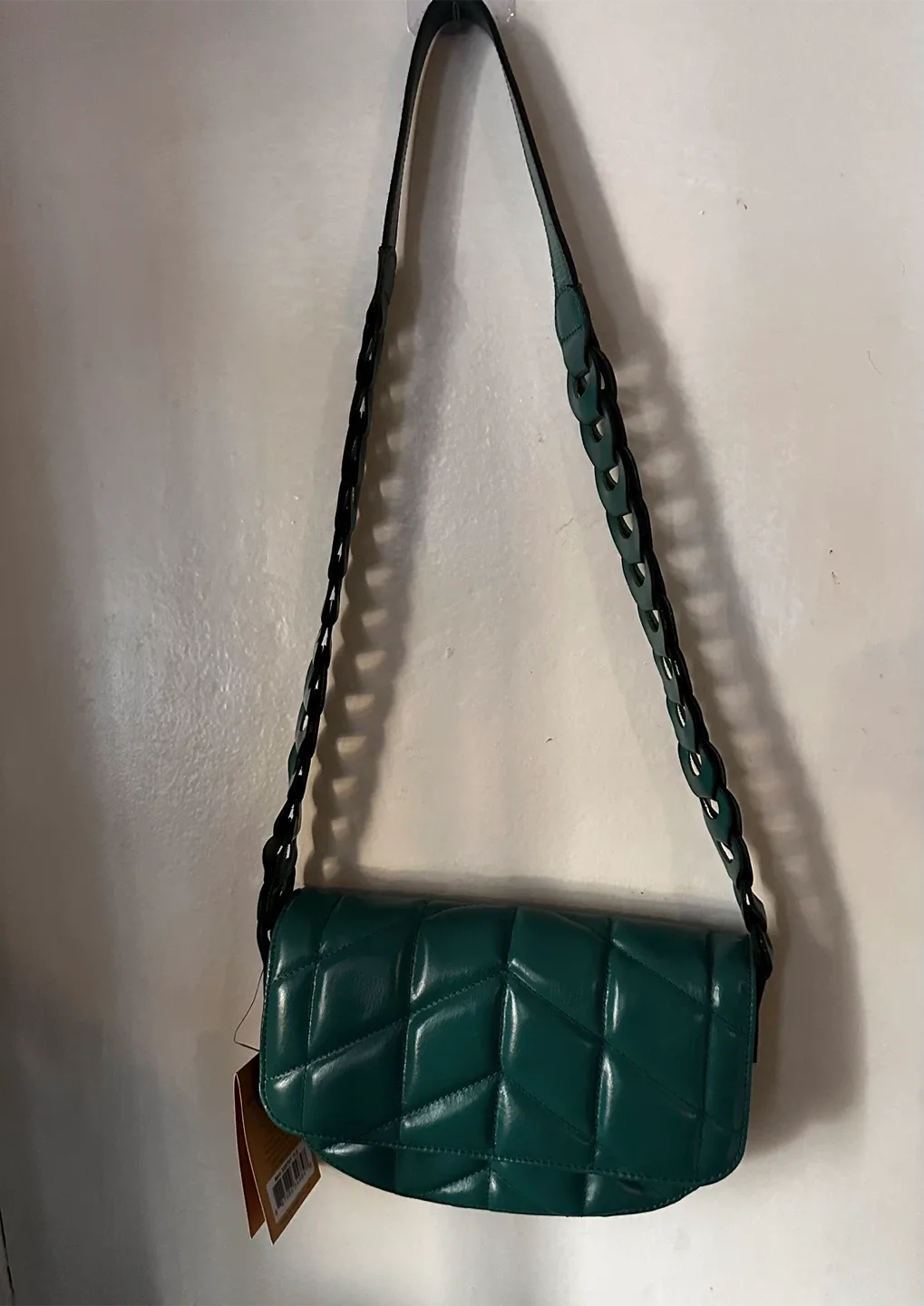 Patricia Nash Green Leather Shoulder Bag - New!